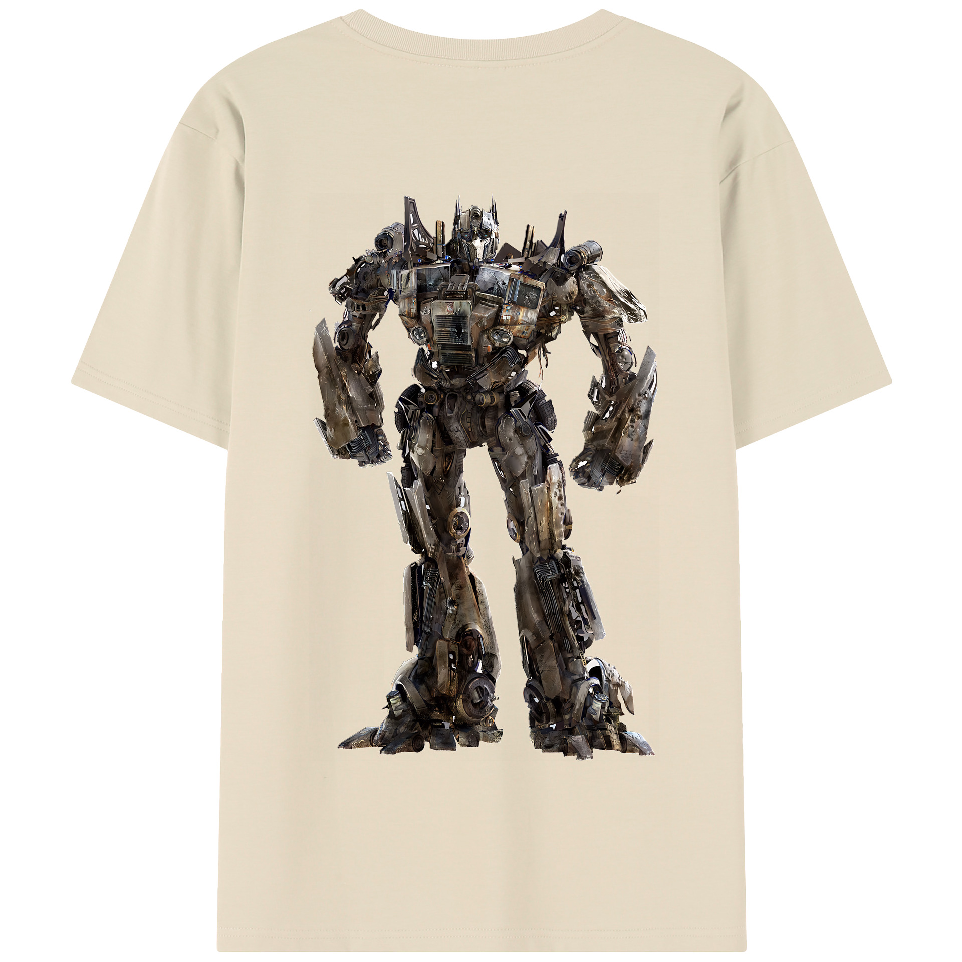 （画像用） Transformers トランスフォーマー 綿100％半袖Tシャツ（背面プリント）