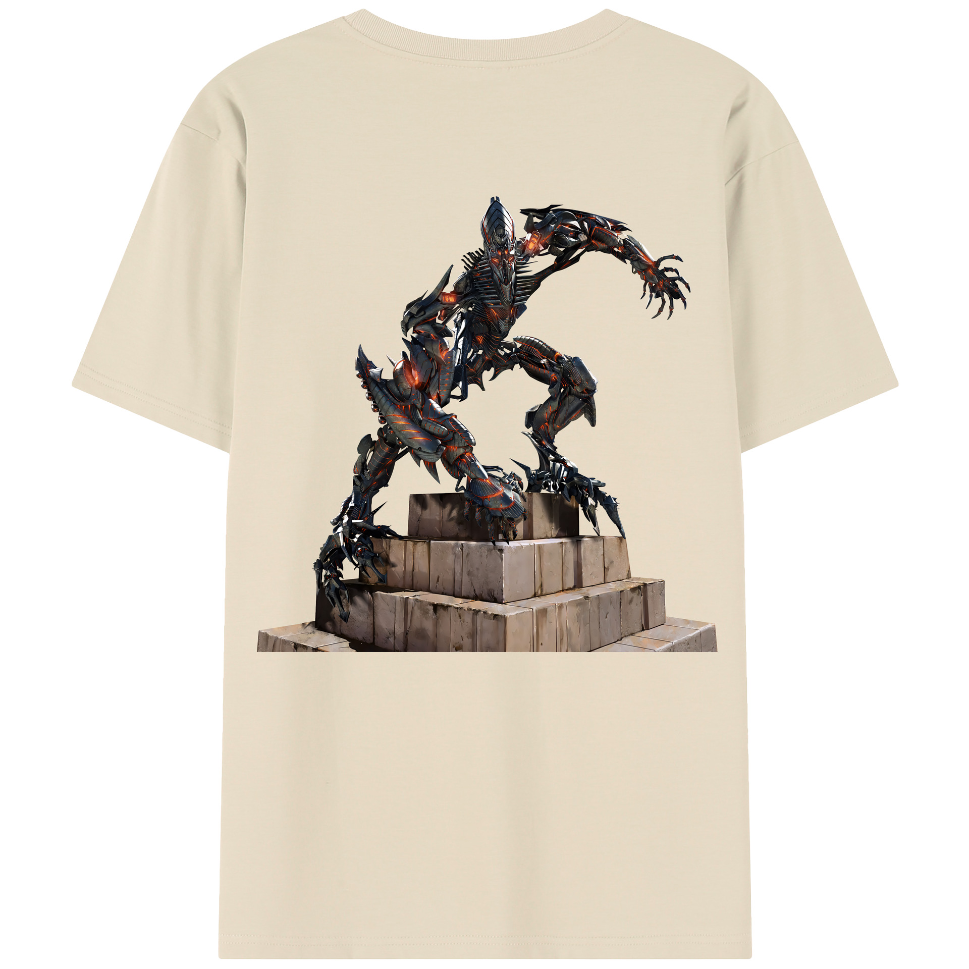 （画像用） Transformers トランスフォーマー 綿100％半袖Tシャツ（背面プリント）