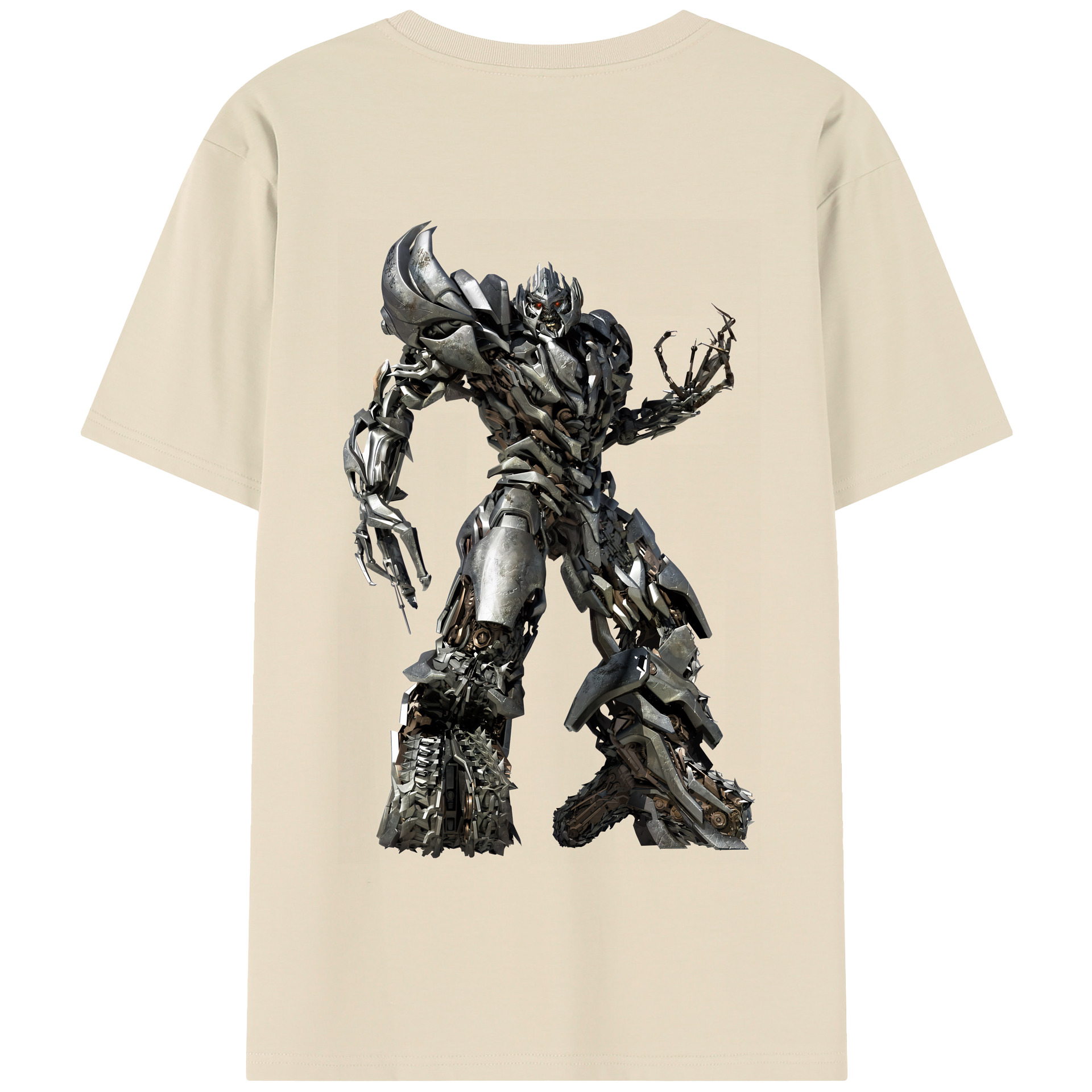 （画像用） Transformers トランスフォーマー 綿100％半袖Tシャツ（背面プリント）