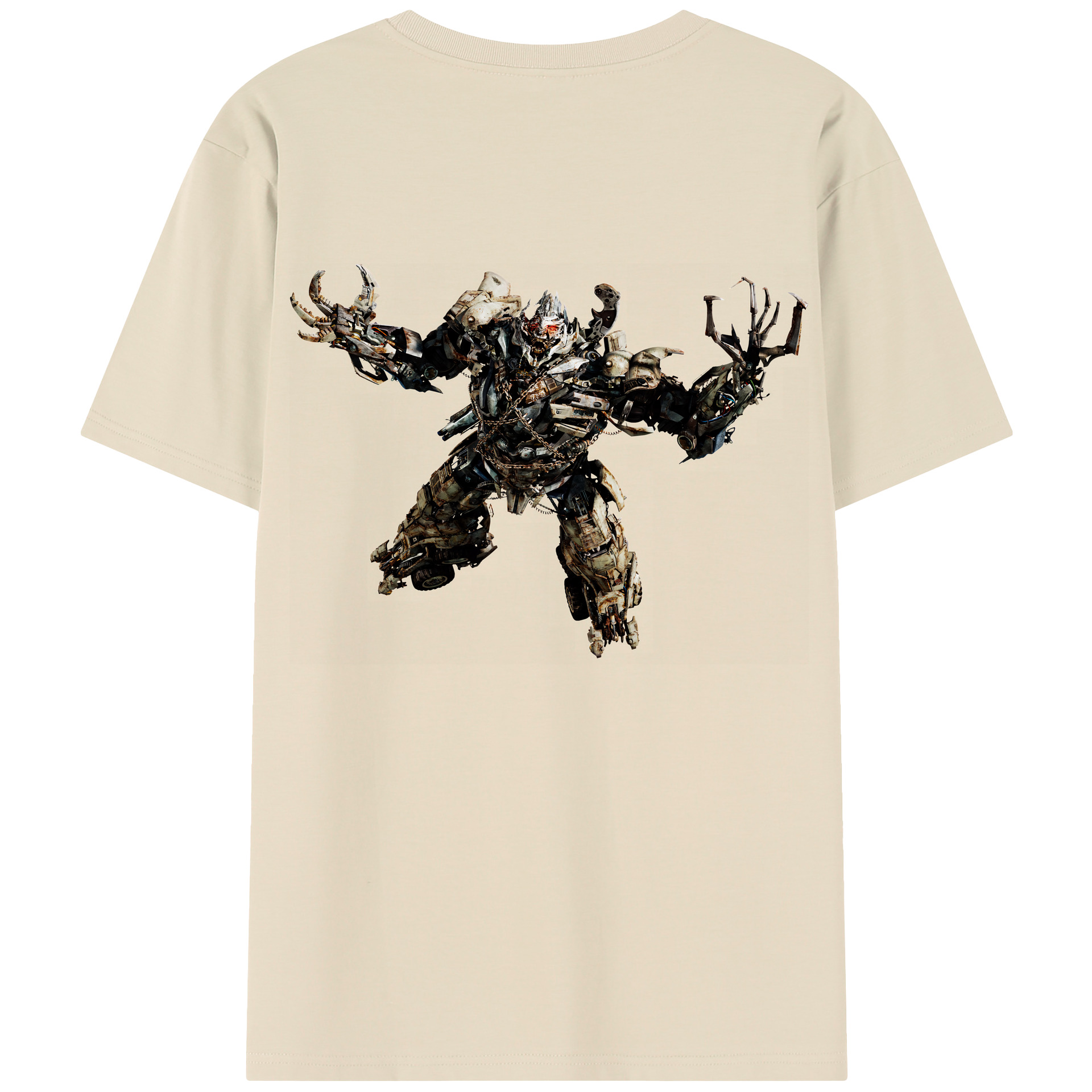 （画像用） Transformers トランスフォーマー 綿100％半袖Tシャツ（背面プリント）