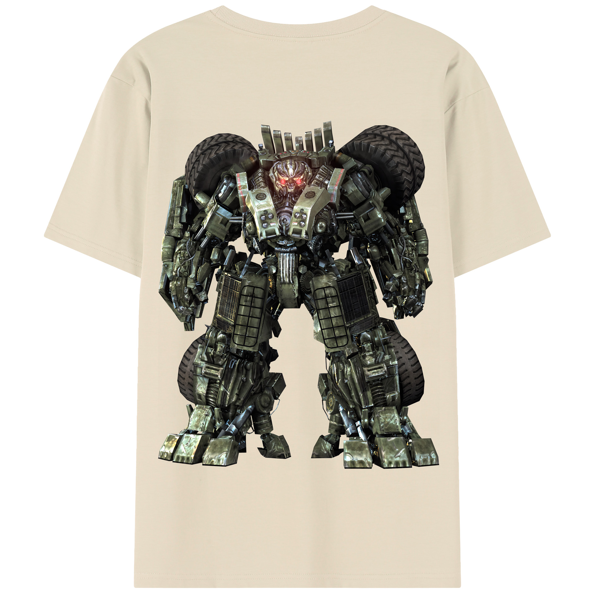 （画像用） Transformers トランスフォーマー 綿100％半袖Tシャツ（背面プリント）
