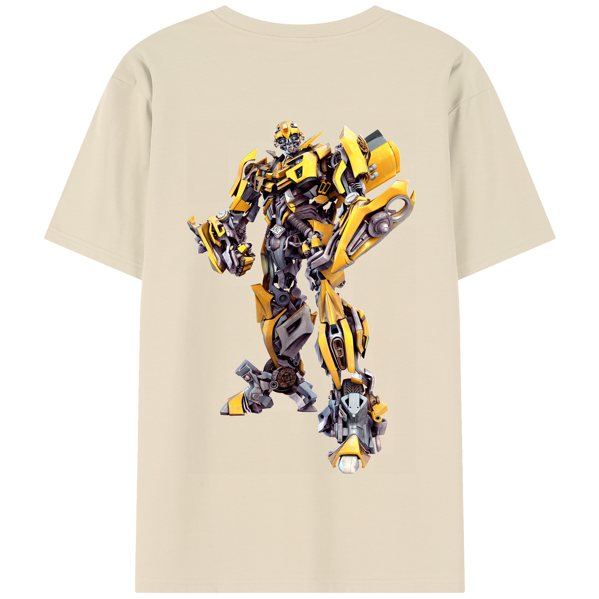 （画像用） Transformers トランスフォーマー 綿100％半袖Tシャツ（背面プリント）