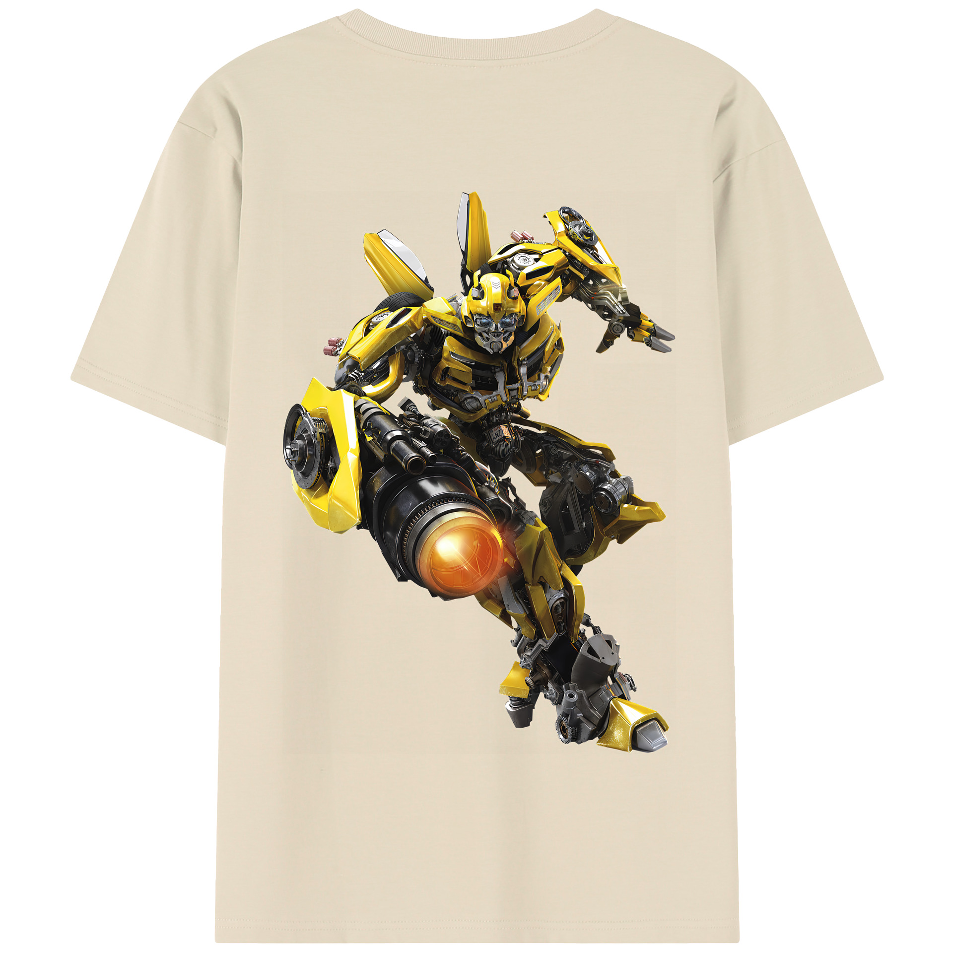 （画像用） Transformers トランスフォーマー 綿100％半袖Tシャツ（背面プリント）