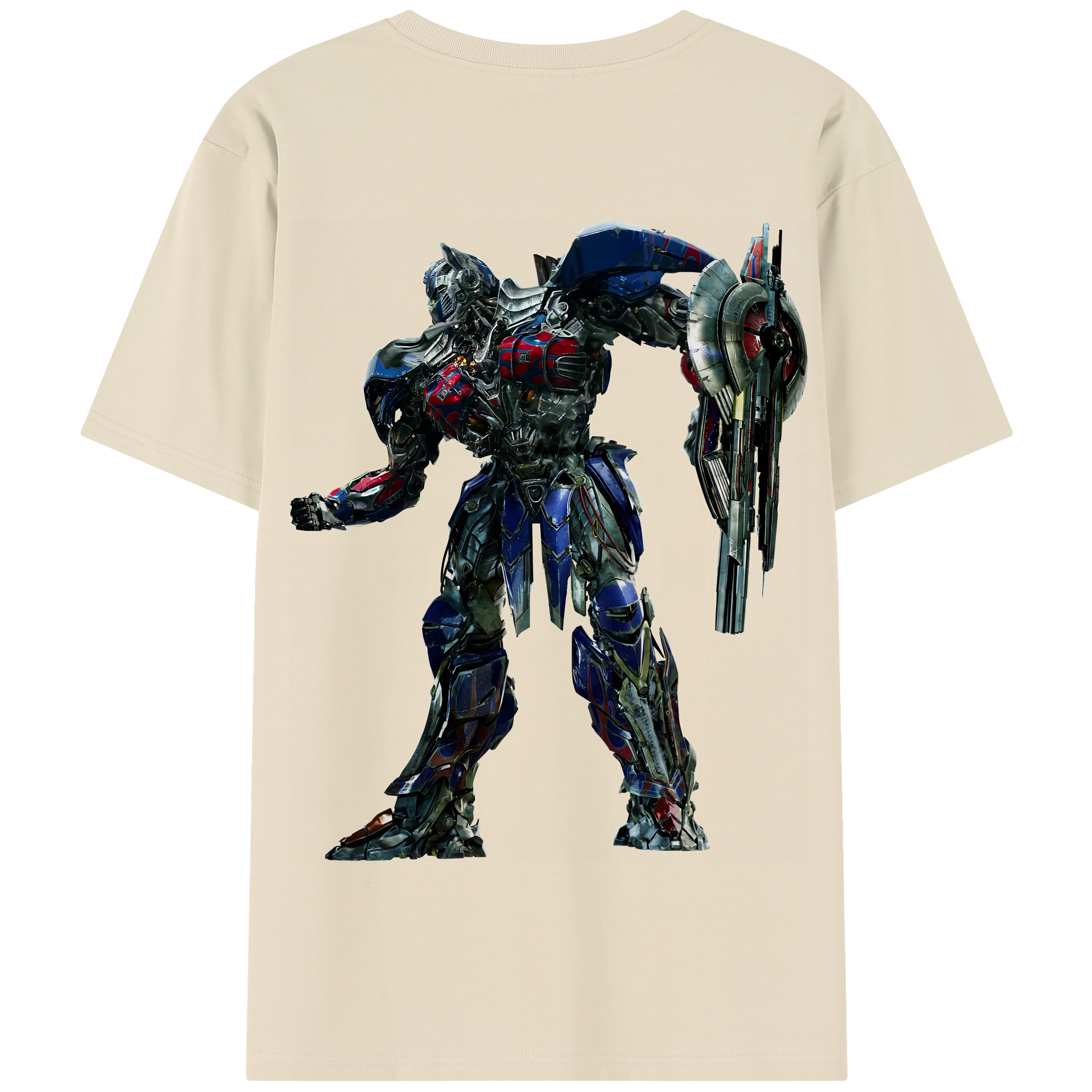 （画像用） Transformers トランスフォーマー 綿100％半袖Tシャツ（背面プリント）