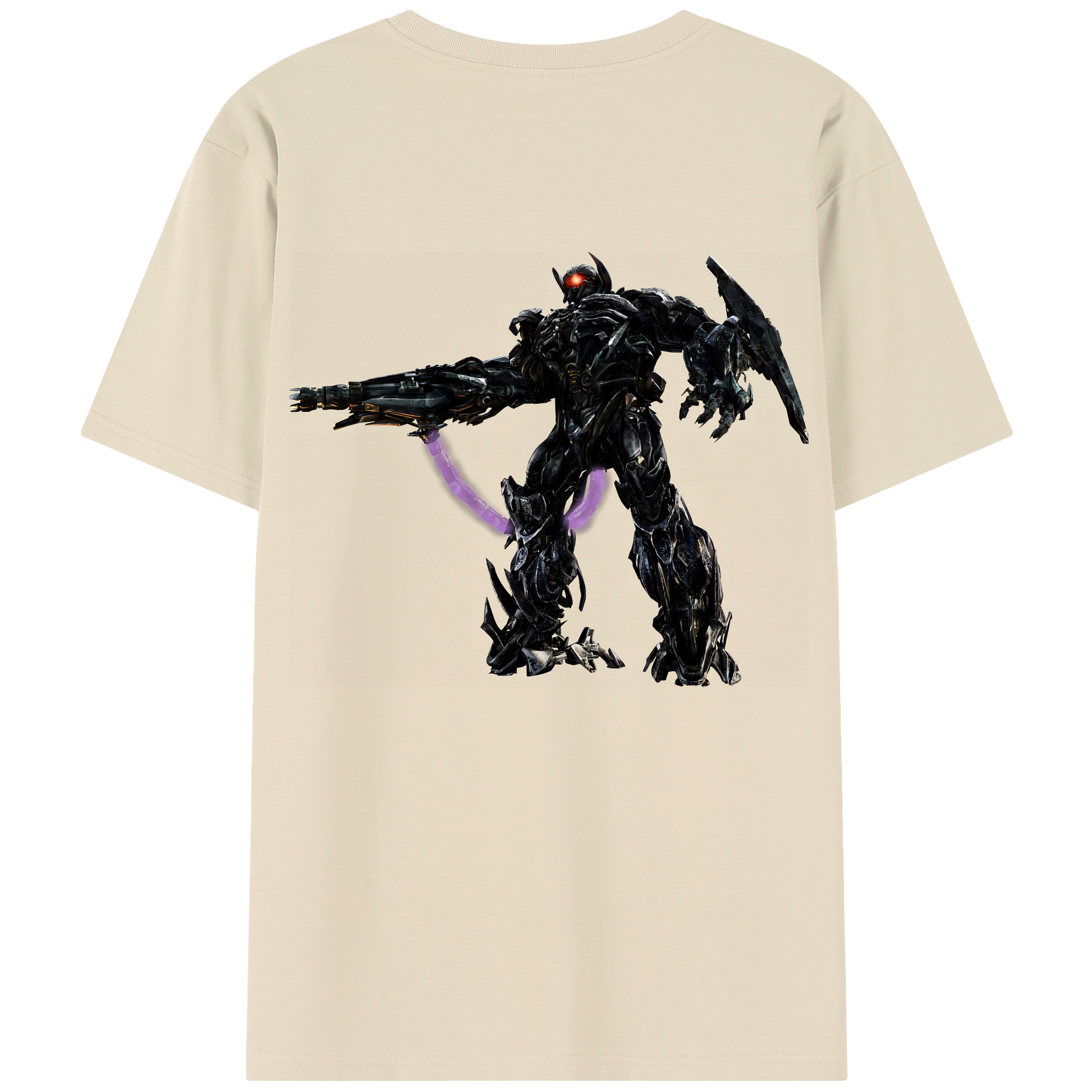 （画像用） Transformers トランスフォーマー 綿100％半袖Tシャツ（背面プリント）