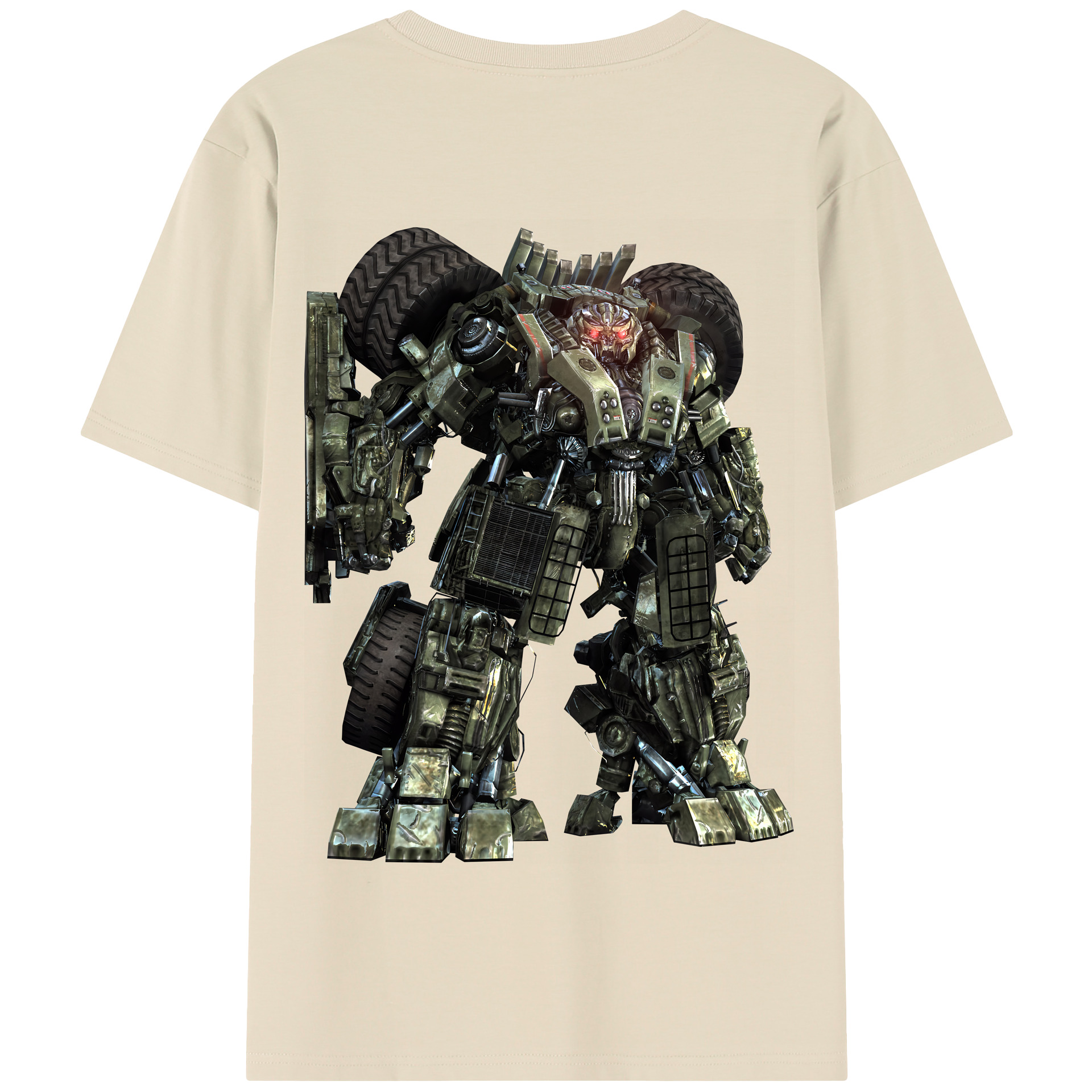 （画像用） Transformers トランスフォーマー 綿100％半袖Tシャツ（背面プリント）