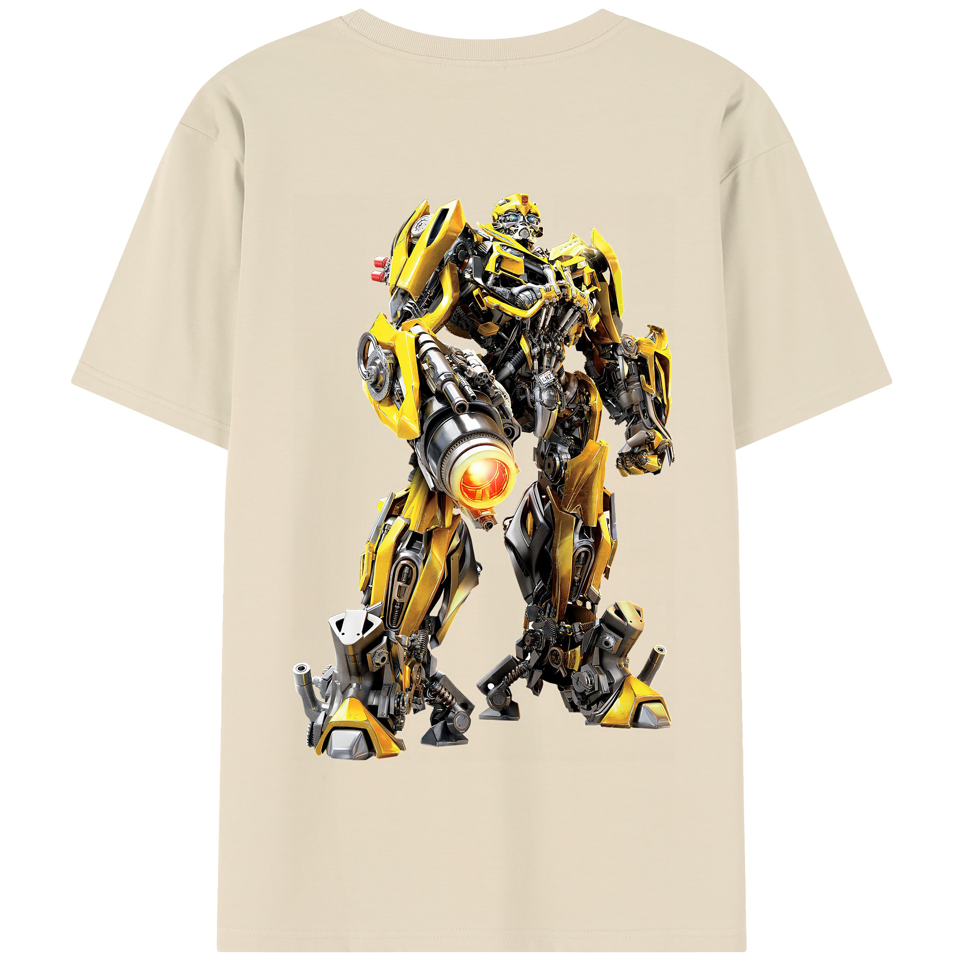 （画像用） Transformers トランスフォーマー 綿100％半袖Tシャツ（背面プリント）