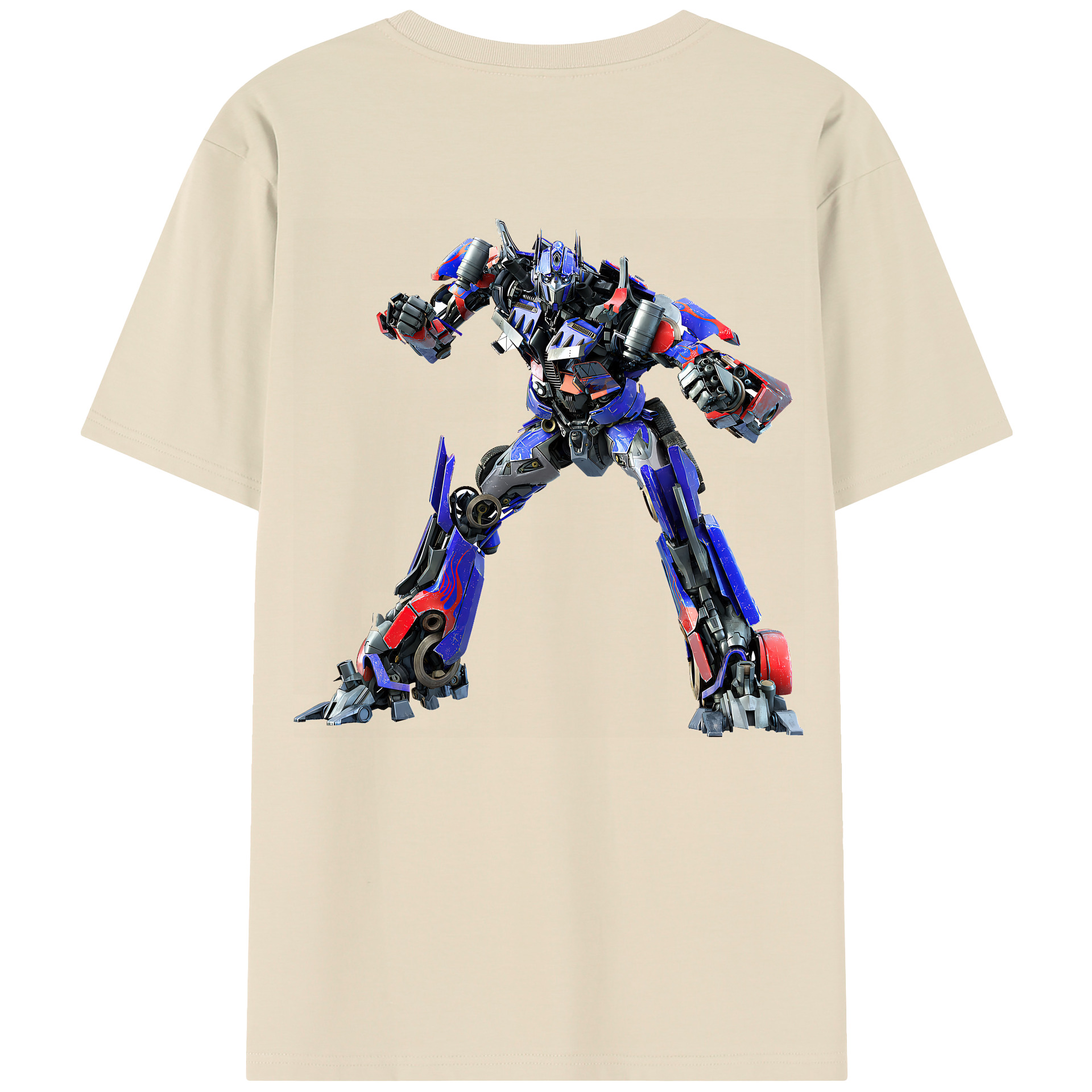 （画像用） Transformers トランスフォーマー 綿100％半袖Tシャツ（背面プリント）