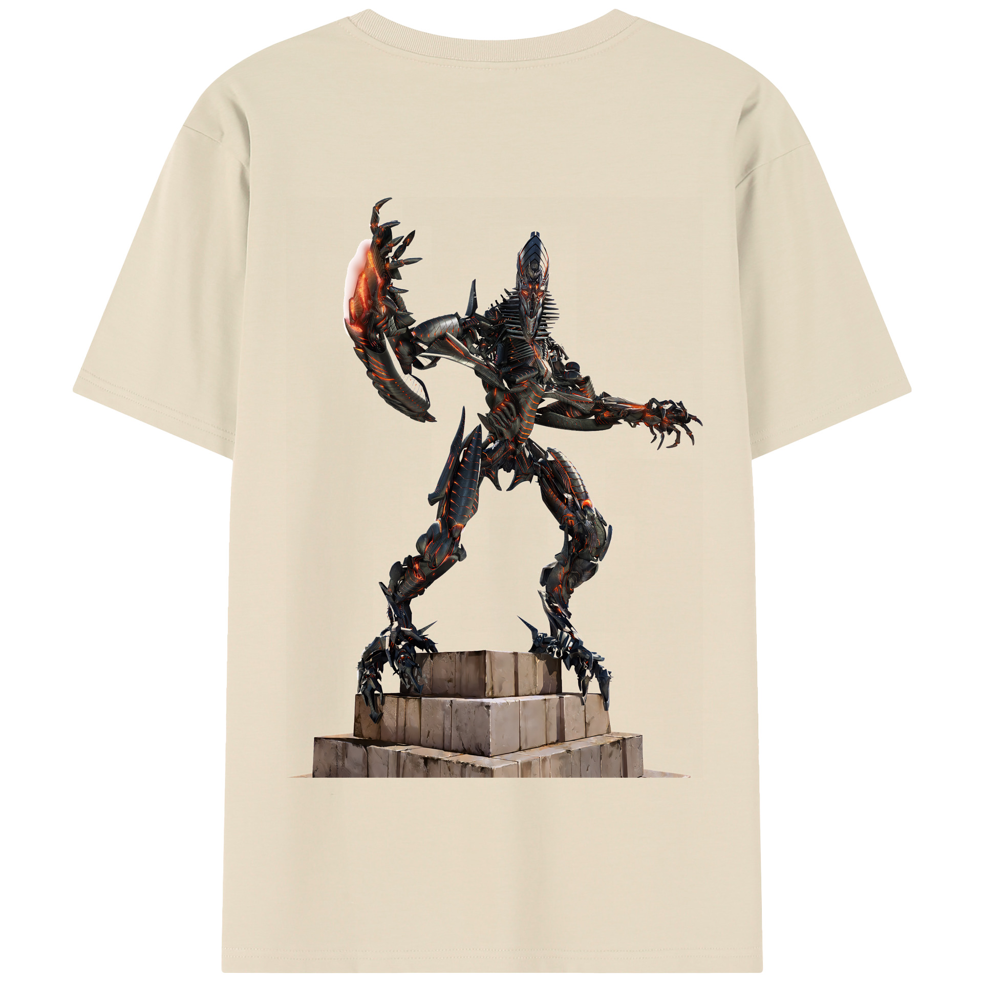 （画像用） Transformers トランスフォーマー 綿100％半袖Tシャツ（背面プリント）