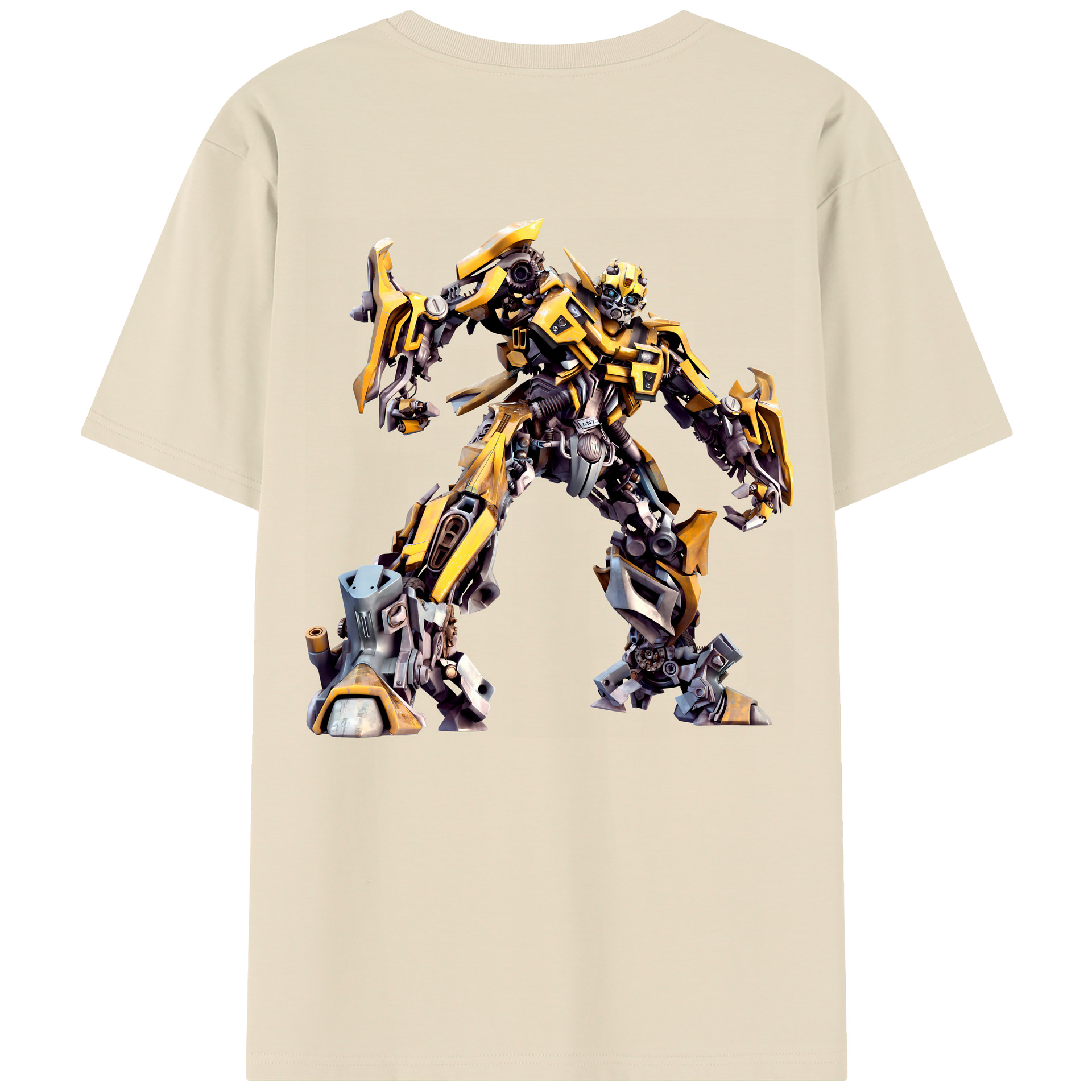（画像用） Transformers トランスフォーマー 綿100％半袖Tシャツ（背面プリント）