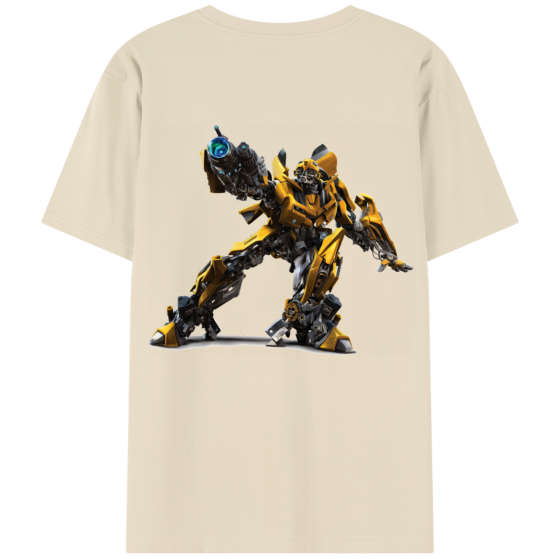 （画像用） Transformers トランスフォーマー 綿100％半袖Tシャツ（背面プリント）