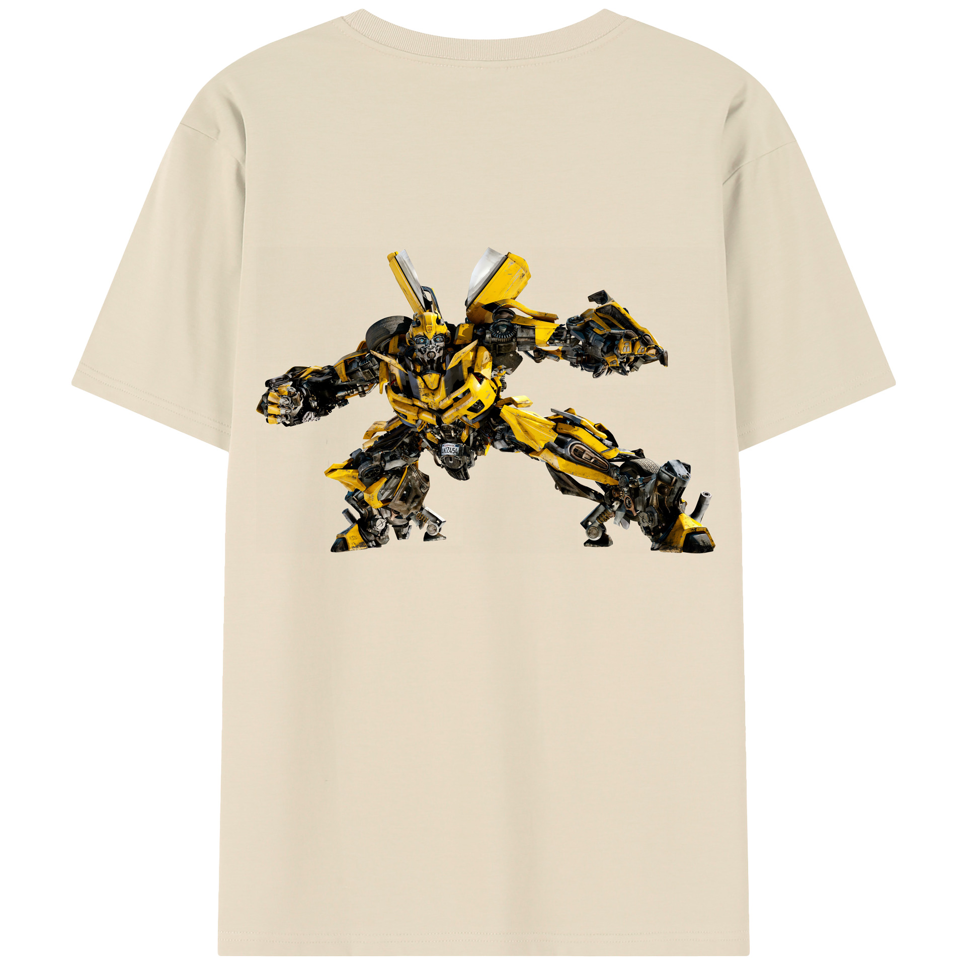 （画像用） Transformers トランスフォーマー 綿100％半袖Tシャツ（背面プリント）