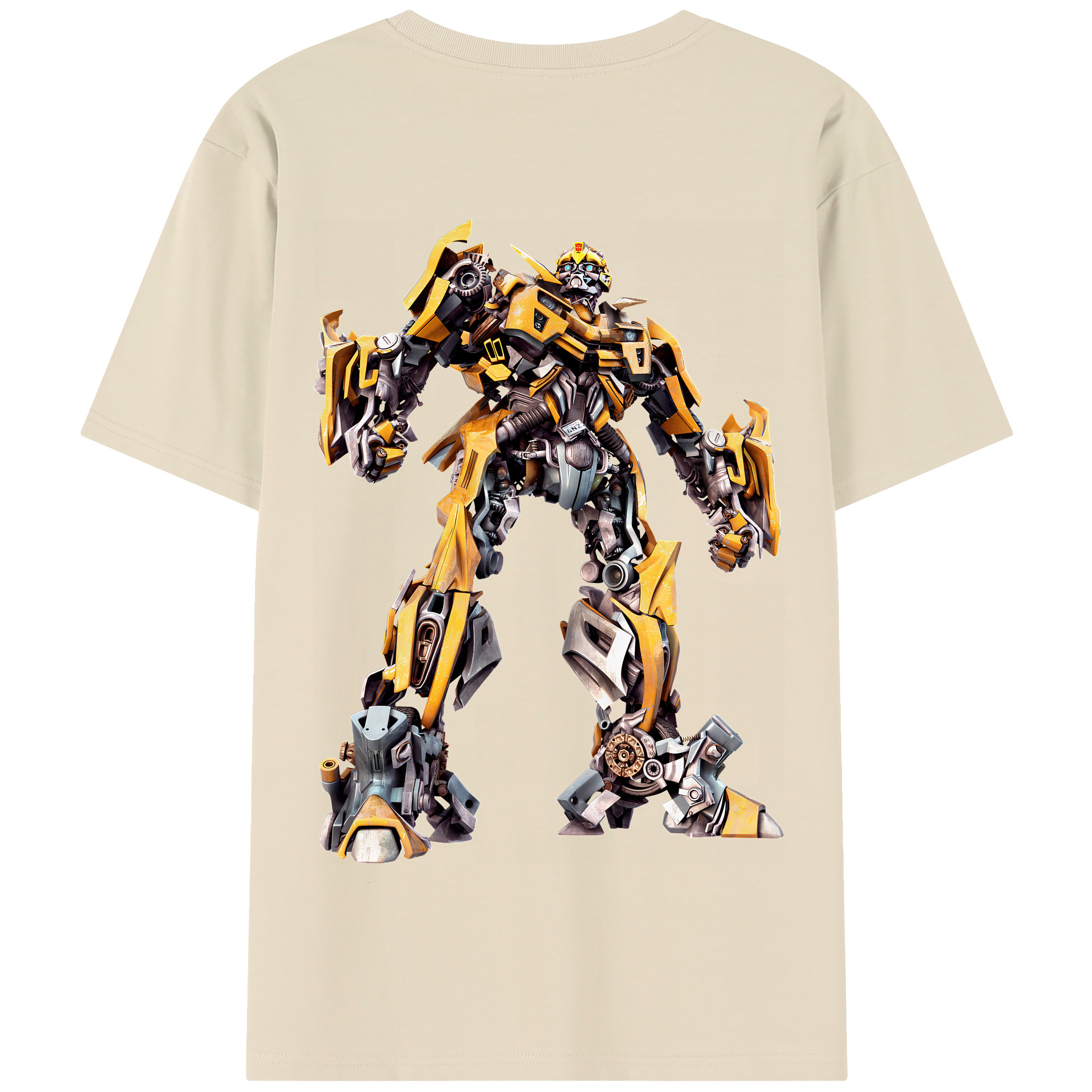 （画像用） Transformers トランスフォーマー 綿100％半袖Tシャツ（背面プリント）