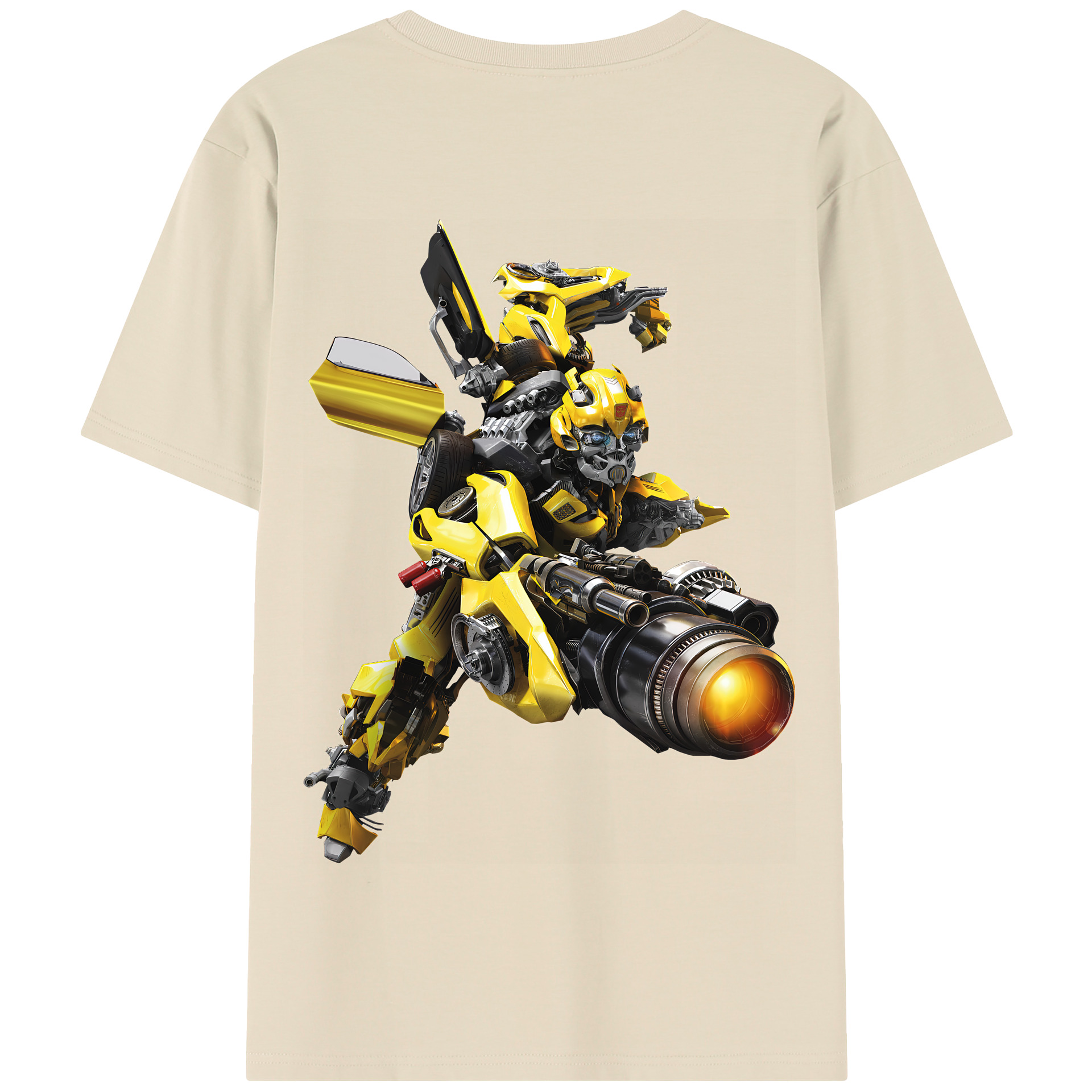 （画像用） Transformers トランスフォーマー 綿100％半袖Tシャツ（背面プリント）