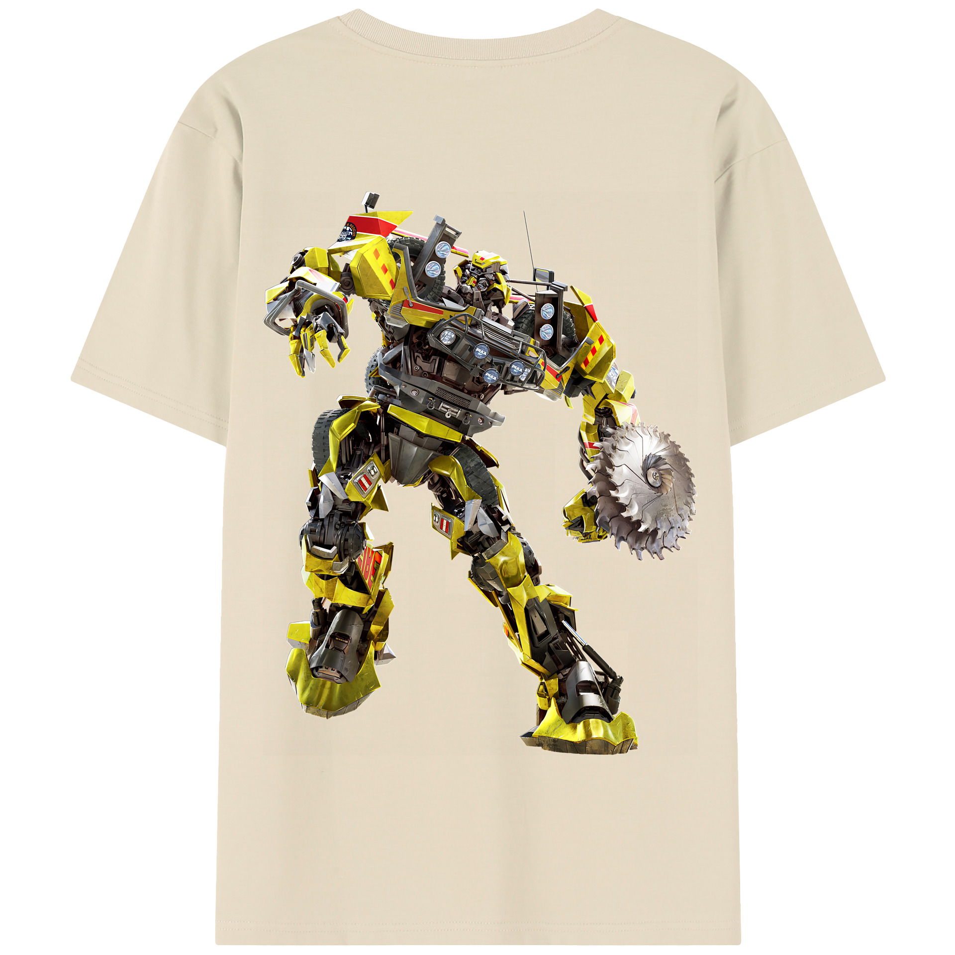 （画像用） Transformers トランスフォーマー 綿100％半袖Tシャツ（背面プリント）