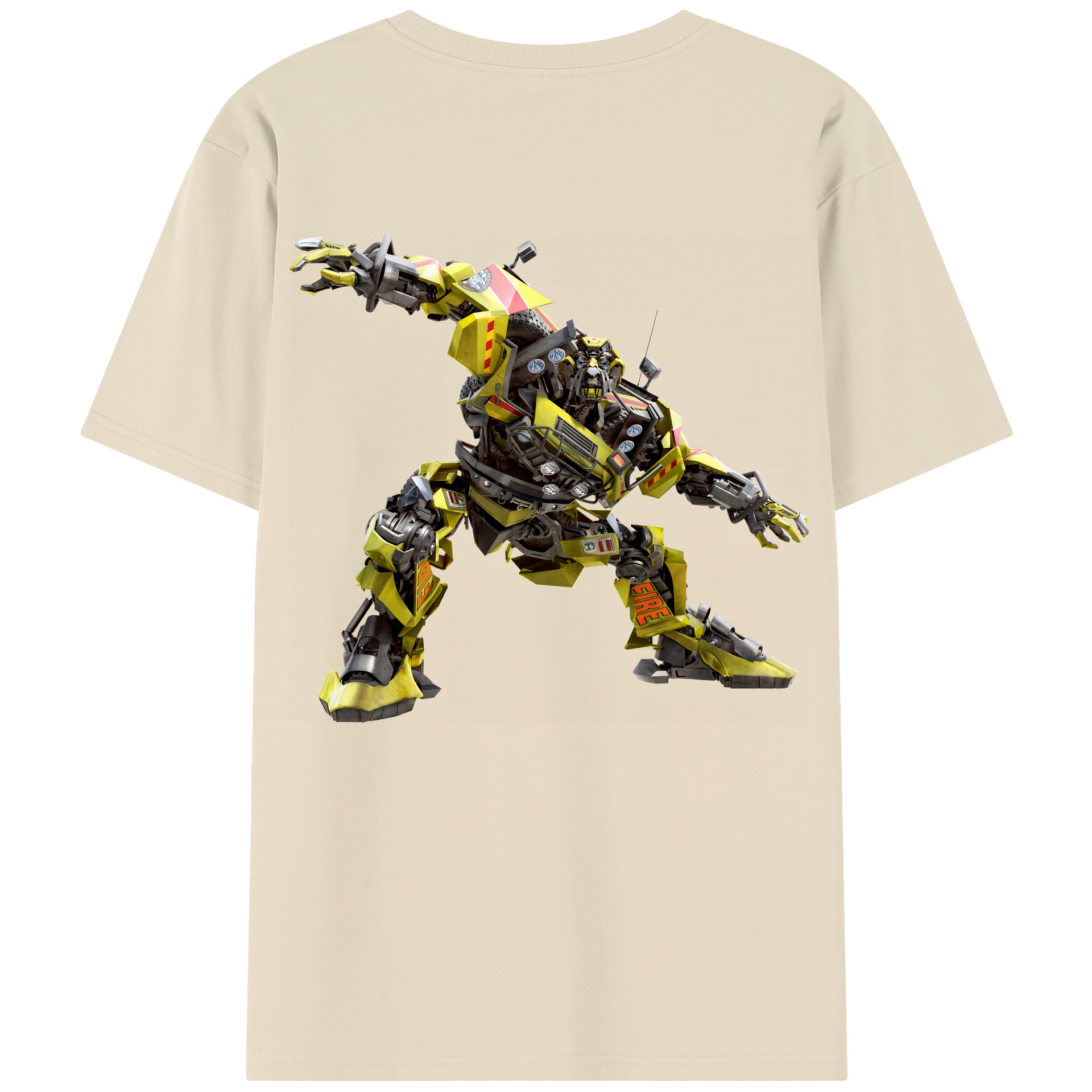（画像用） Transformers トランスフォーマー 綿100％半袖Tシャツ（背面プリント）