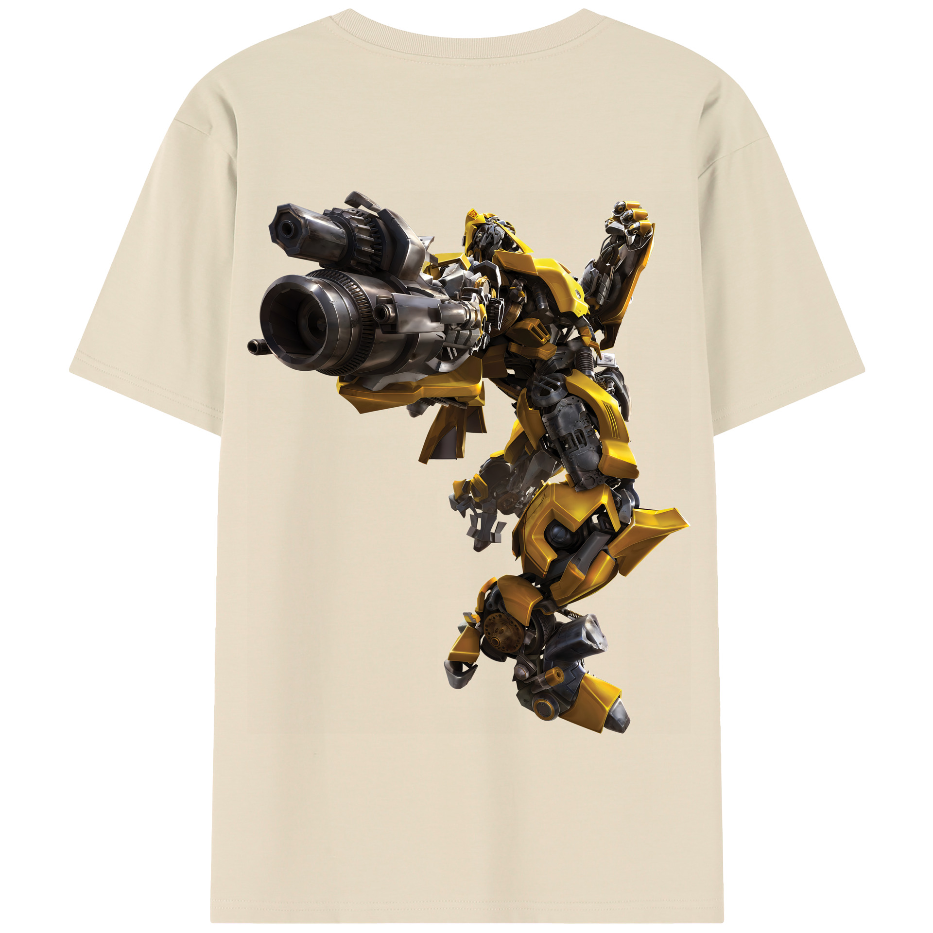 （画像用） Transformers トランスフォーマー 綿100％半袖Tシャツ（背面プリント）