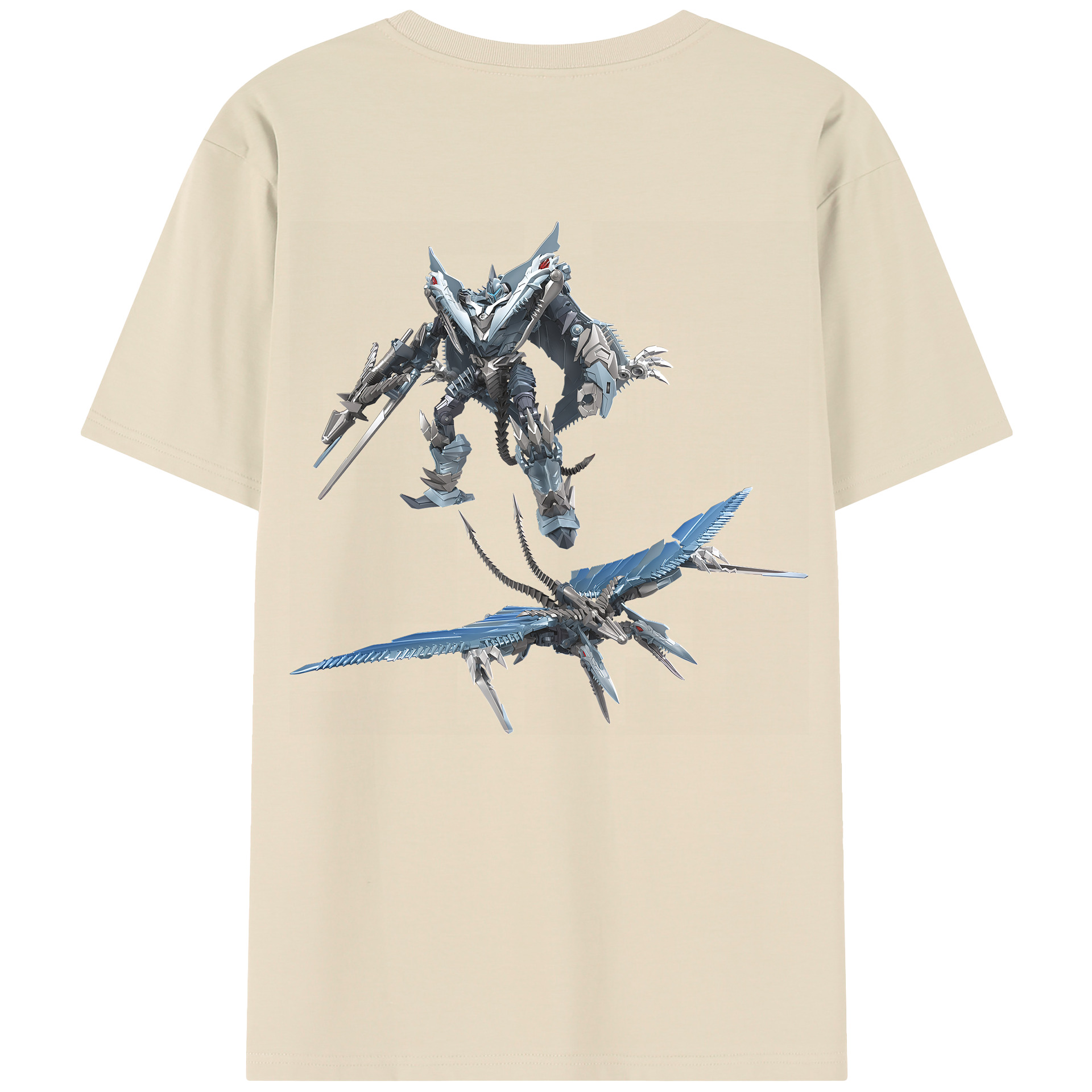 （画像用） Transformers トランスフォーマー 綿100％半袖Tシャツ（背面プリント）