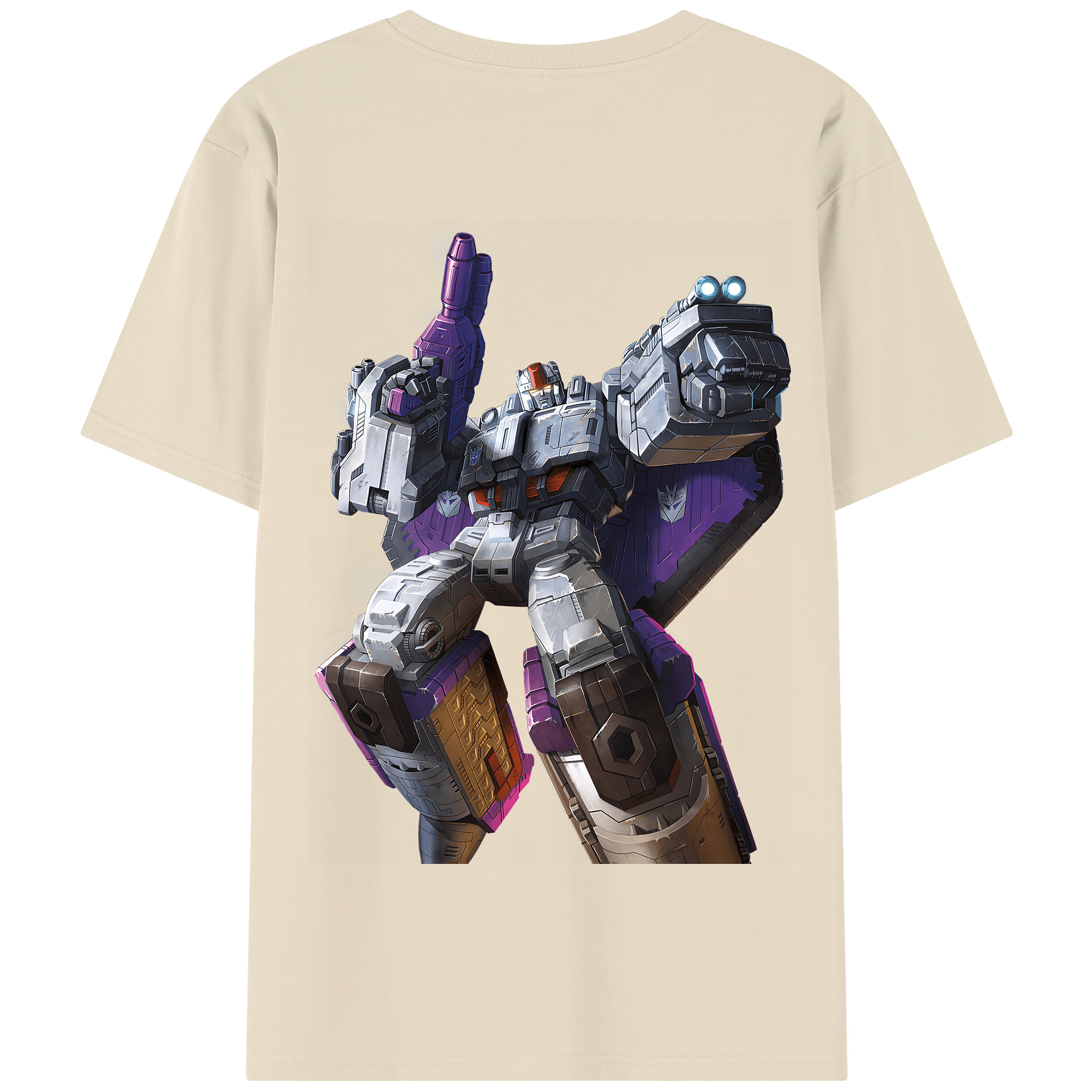 （画像用） Transformers トランスフォーマー 綿100％半袖Tシャツ（背面プリント）