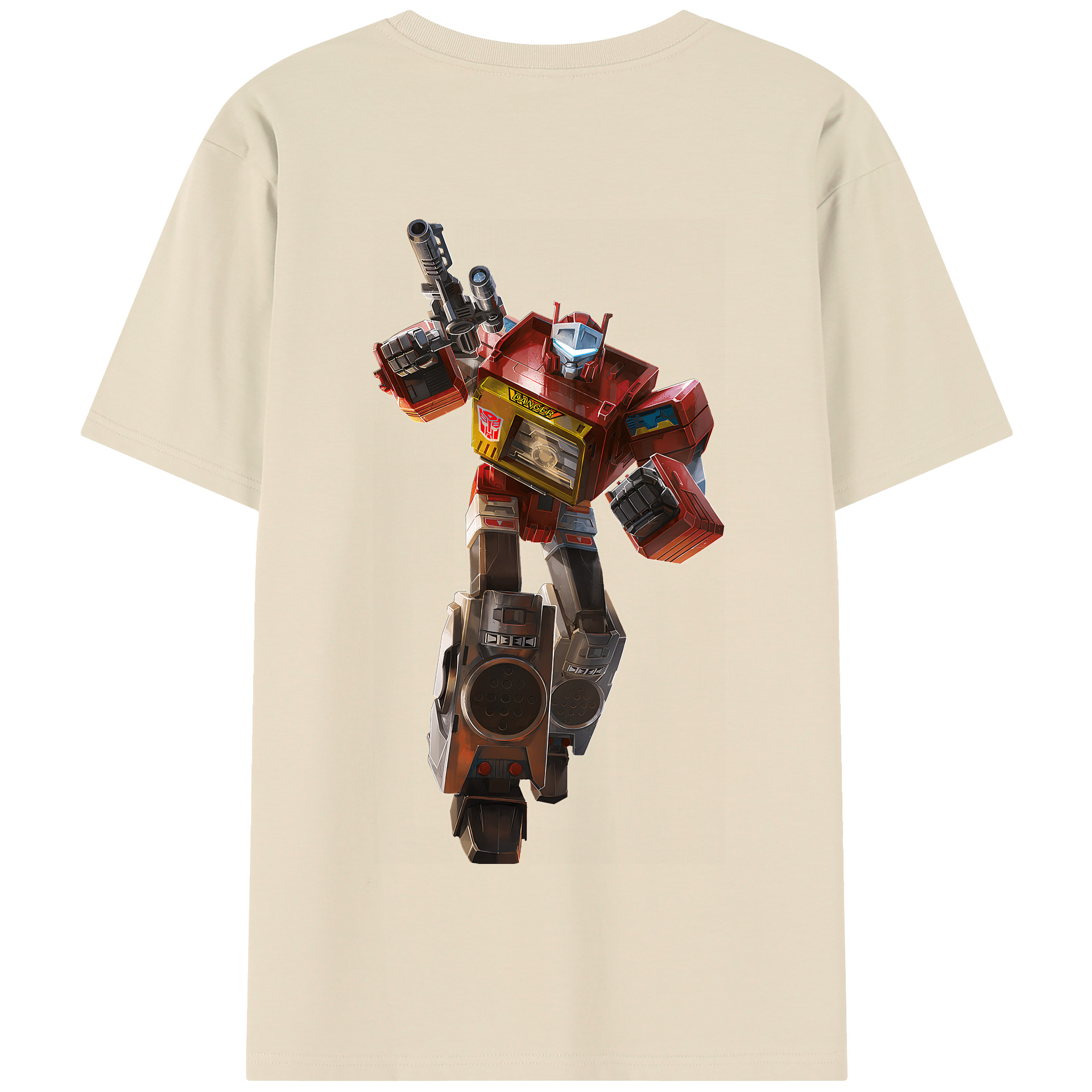 （画像用） Transformers トランスフォーマー 綿100％半袖Tシャツ（背面プリント）