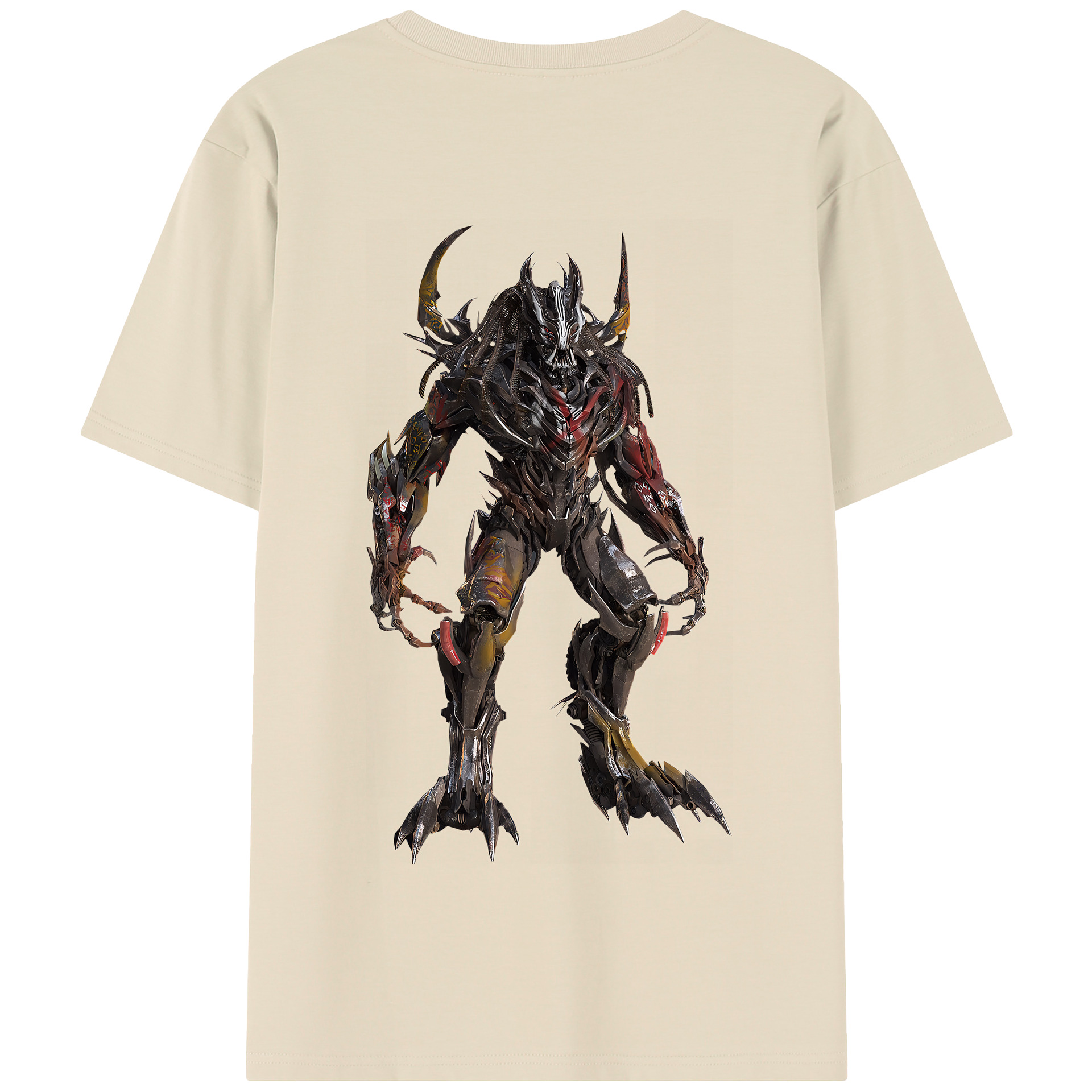 （画像用） Transformers トランスフォーマー 綿100％半袖Tシャツ（背面プリント）