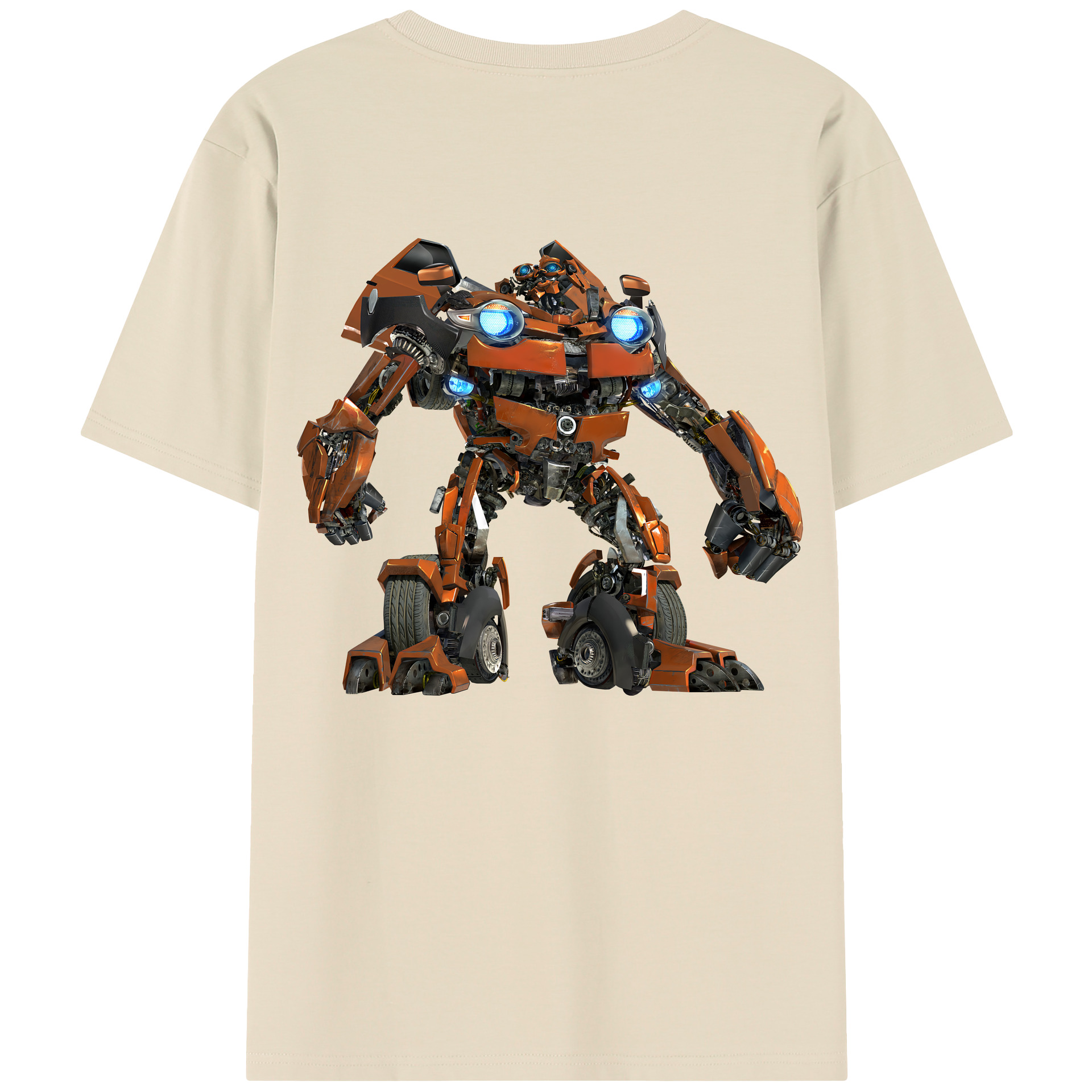 （画像用） Transformers トランスフォーマー 綿100％半袖Tシャツ（背面プリント）