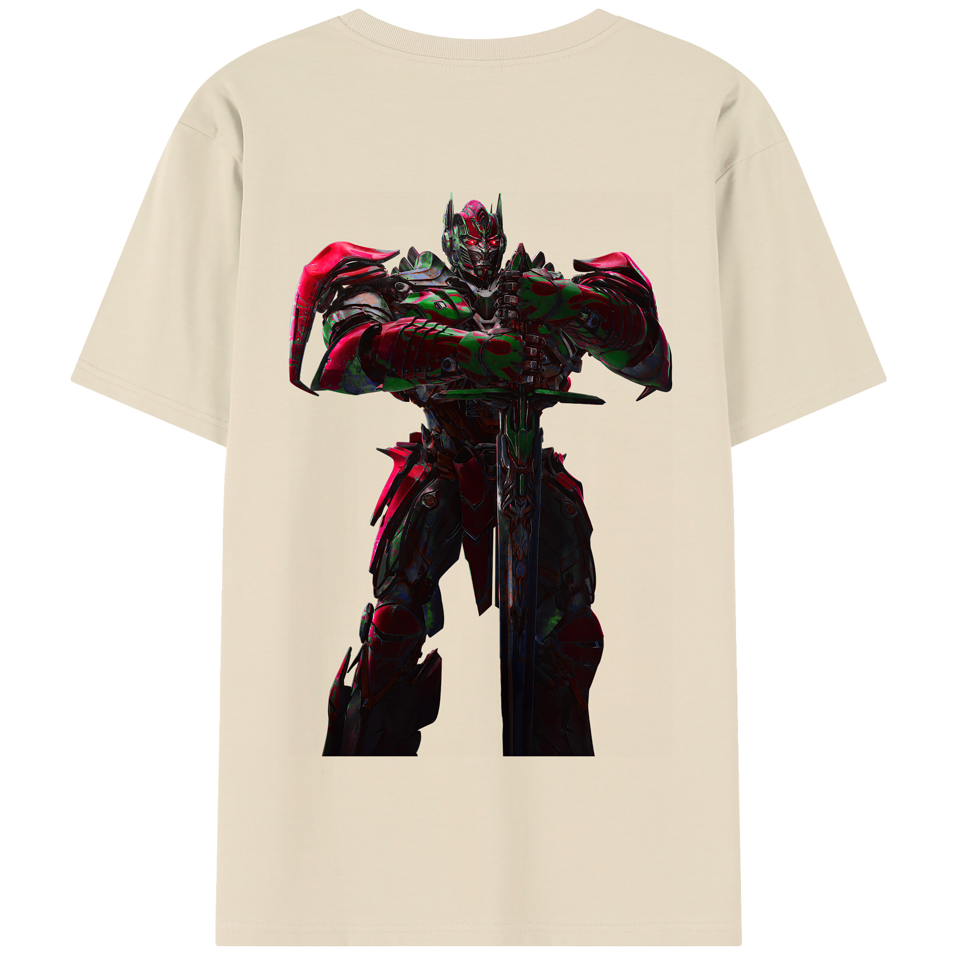 （画像用） Transformers トランスフォーマー 綿100％半袖Tシャツ（背面プリント）