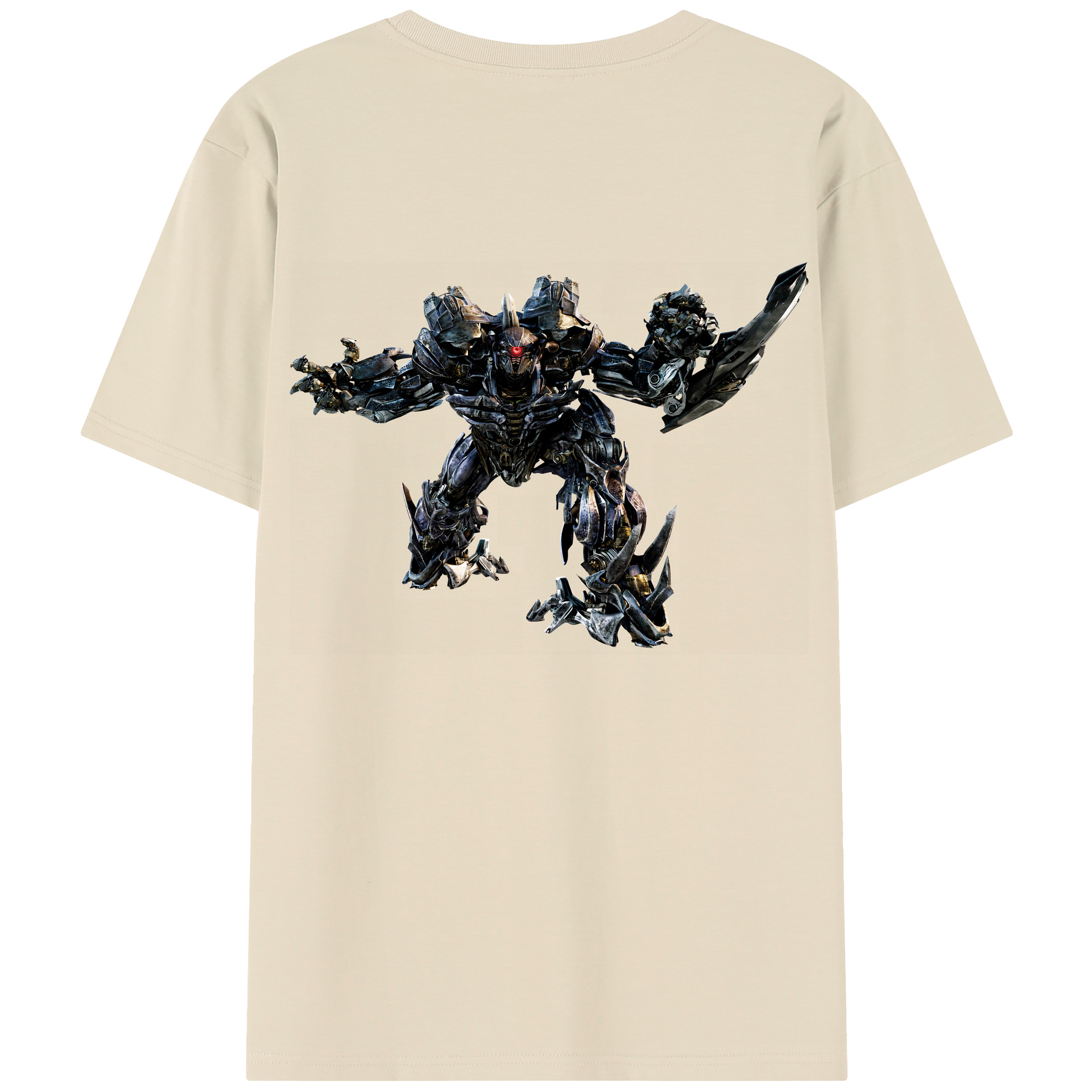 （画像用） Transformers トランスフォーマー 綿100％半袖Tシャツ（背面プリント）