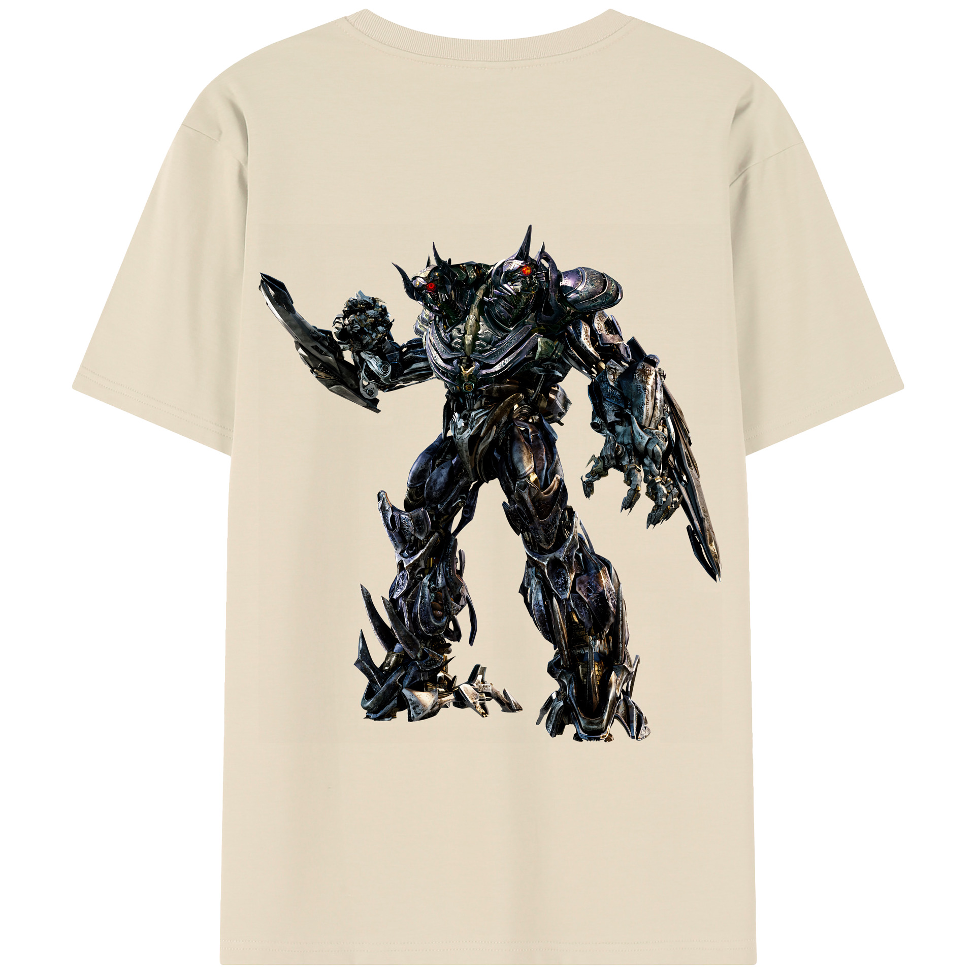 （画像用） Transformers トランスフォーマー 綿100％半袖Tシャツ（背面プリント）