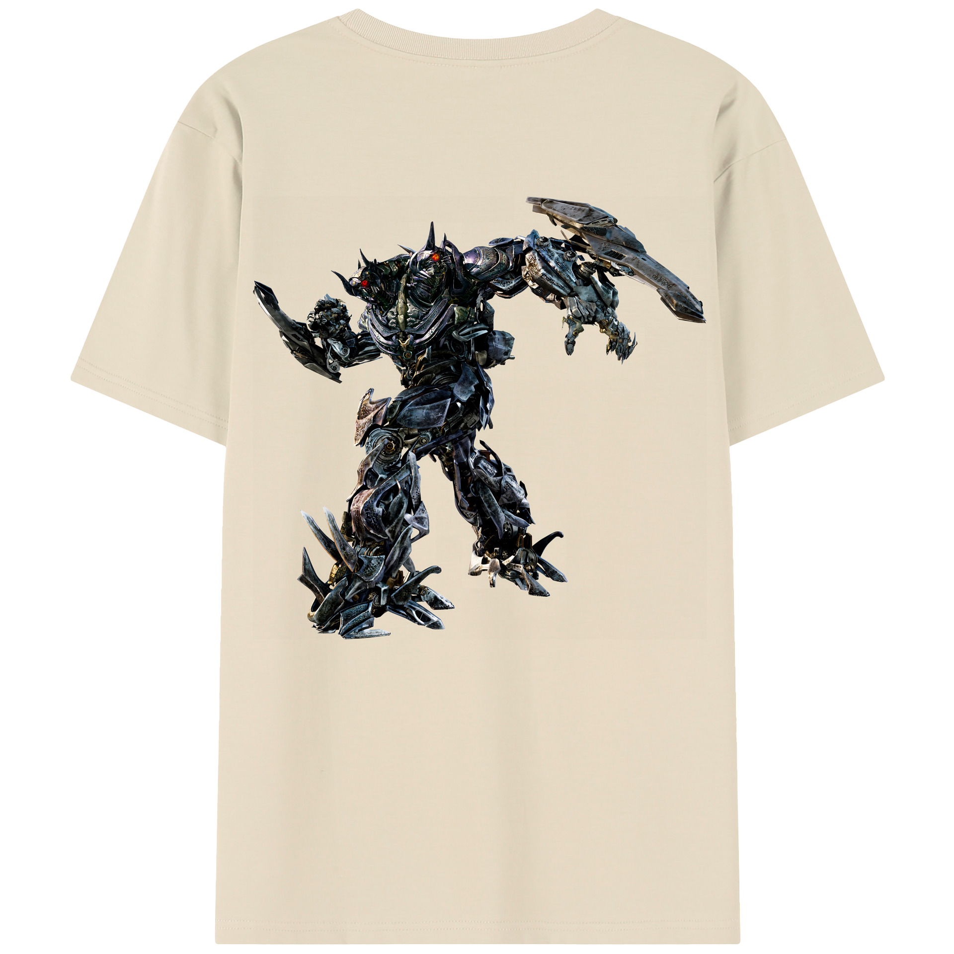 （画像用） Transformers トランスフォーマー 綿100％半袖Tシャツ（背面プリント）
