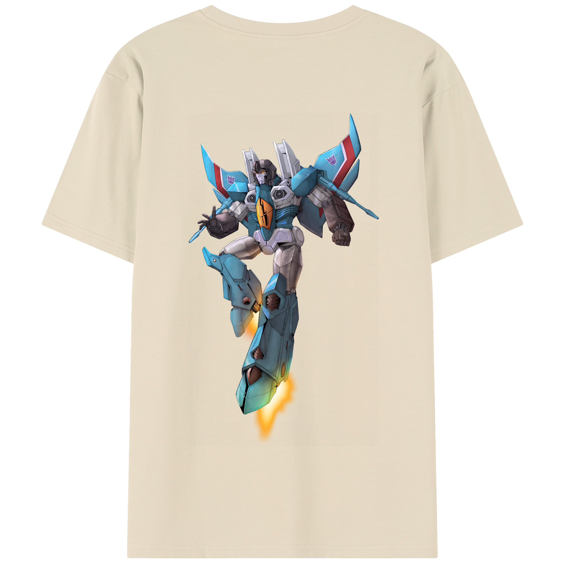 （画像用） Transformers トランスフォーマー 綿100％半袖Tシャツ（背面プリント）