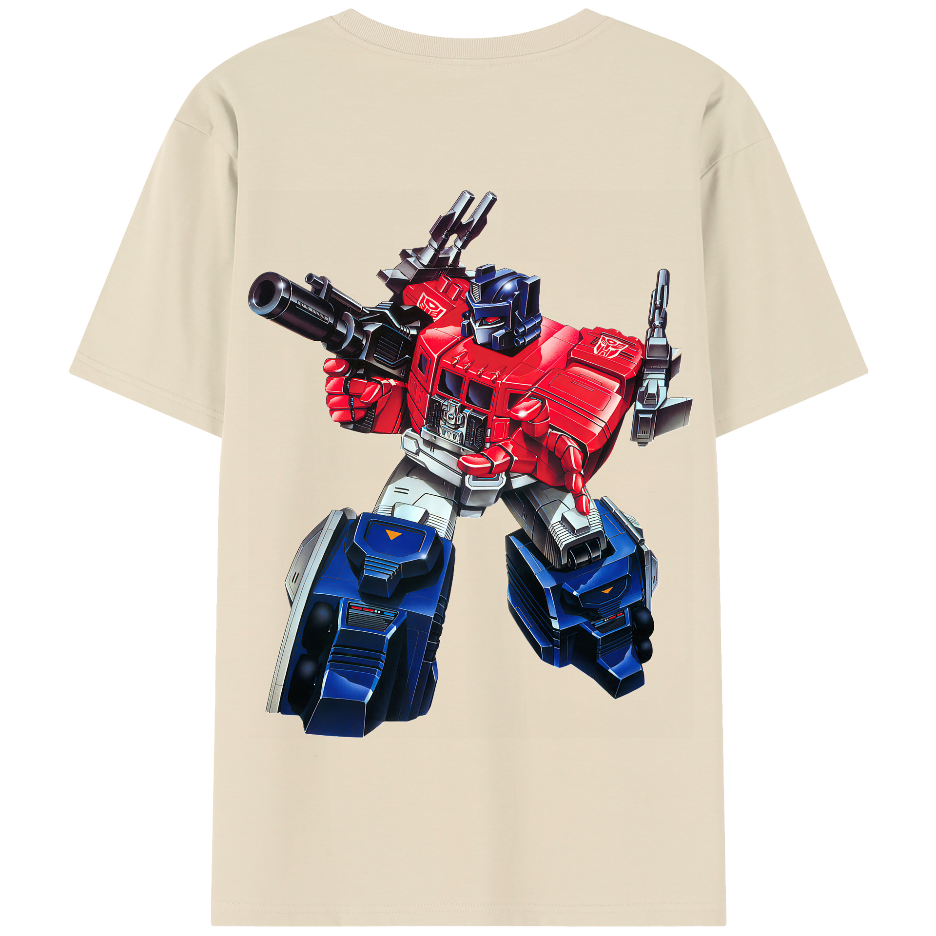 （画像用） Transformers トランスフォーマー 綿100％半袖Tシャツ（背面プリント）