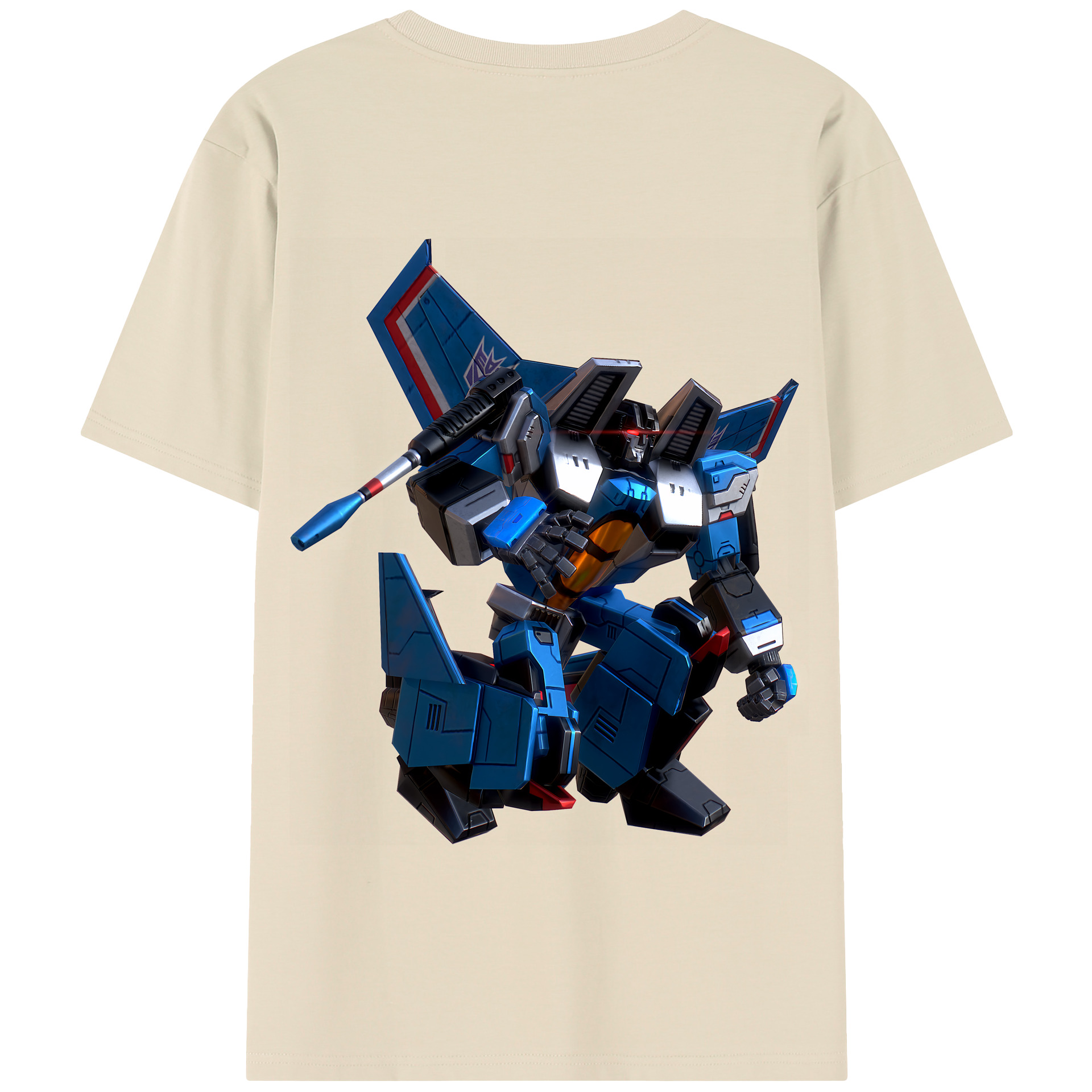 （画像用） Transformers トランスフォーマー 綿100％半袖Tシャツ（背面プリント）