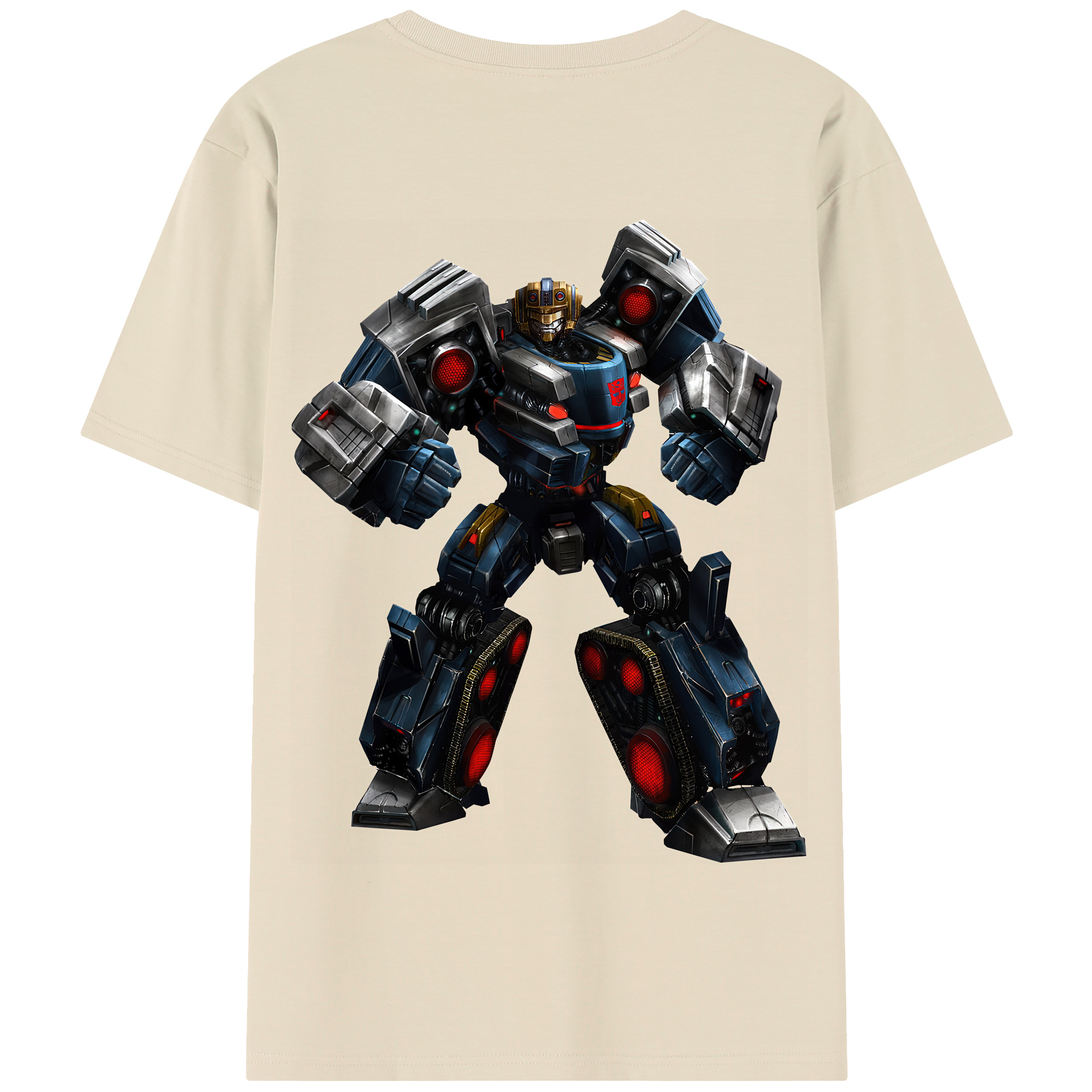 （画像用） Transformers トランスフォーマー 綿100％半袖Tシャツ（背面プリント）