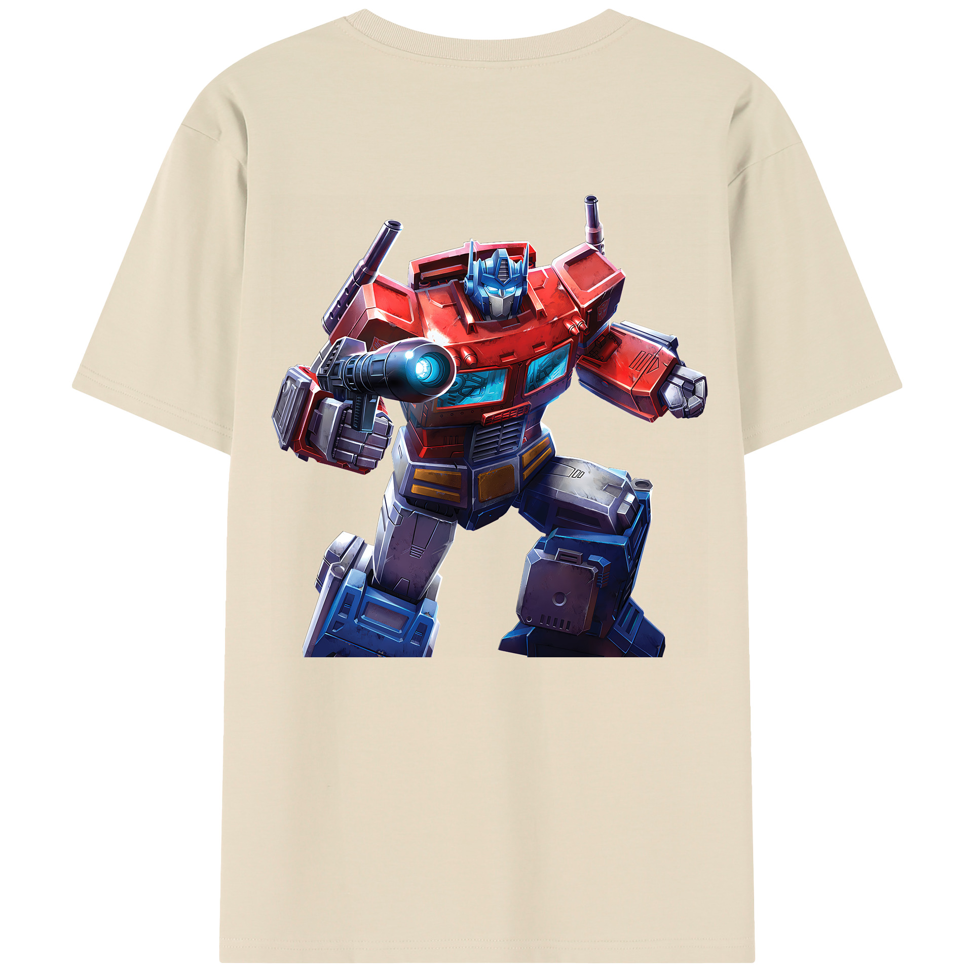 （画像用） Transformers トランスフォーマー 綿100％半袖Tシャツ（背面プリント）