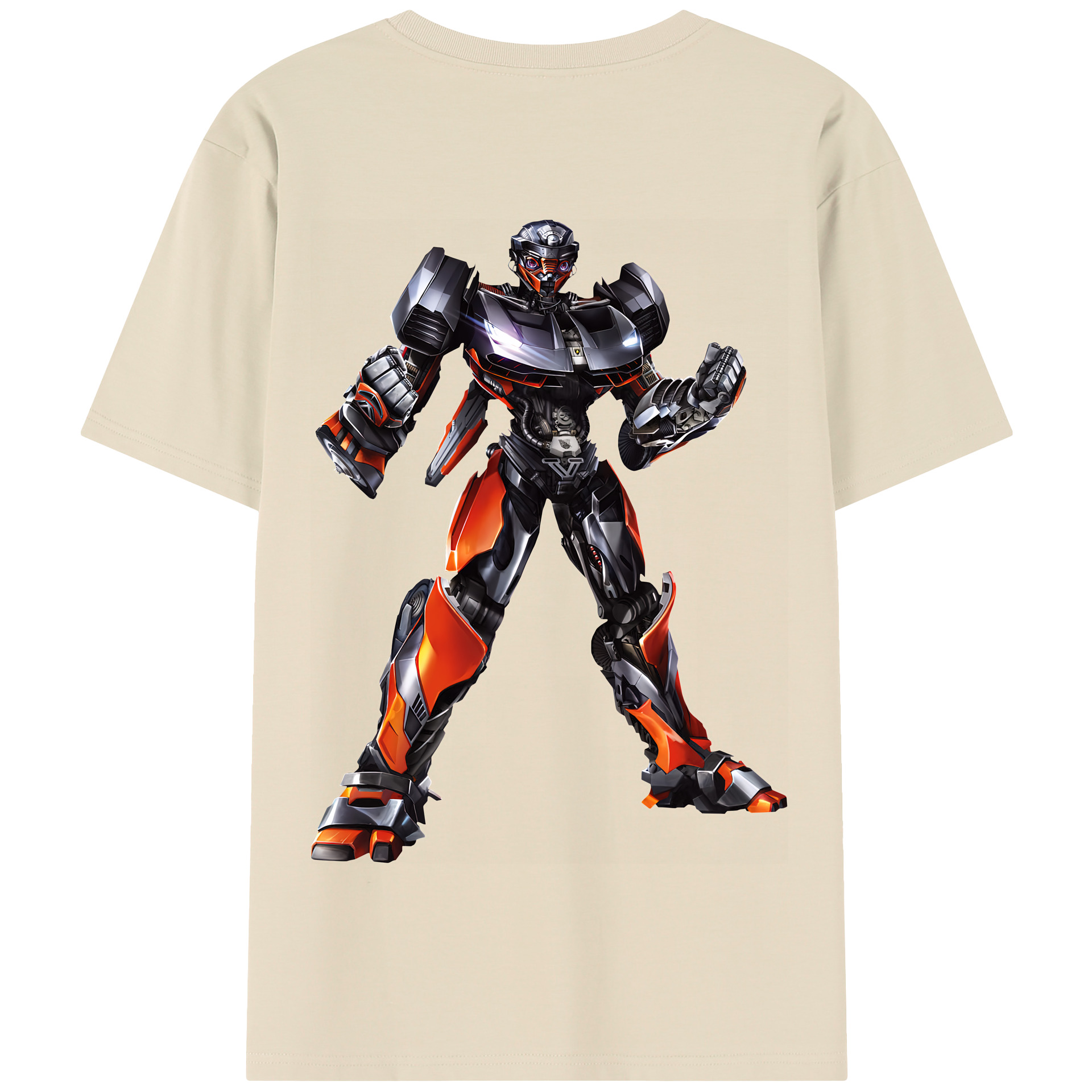 （画像用） Transformers トランスフォーマー 綿100％半袖Tシャツ（背面プリント）