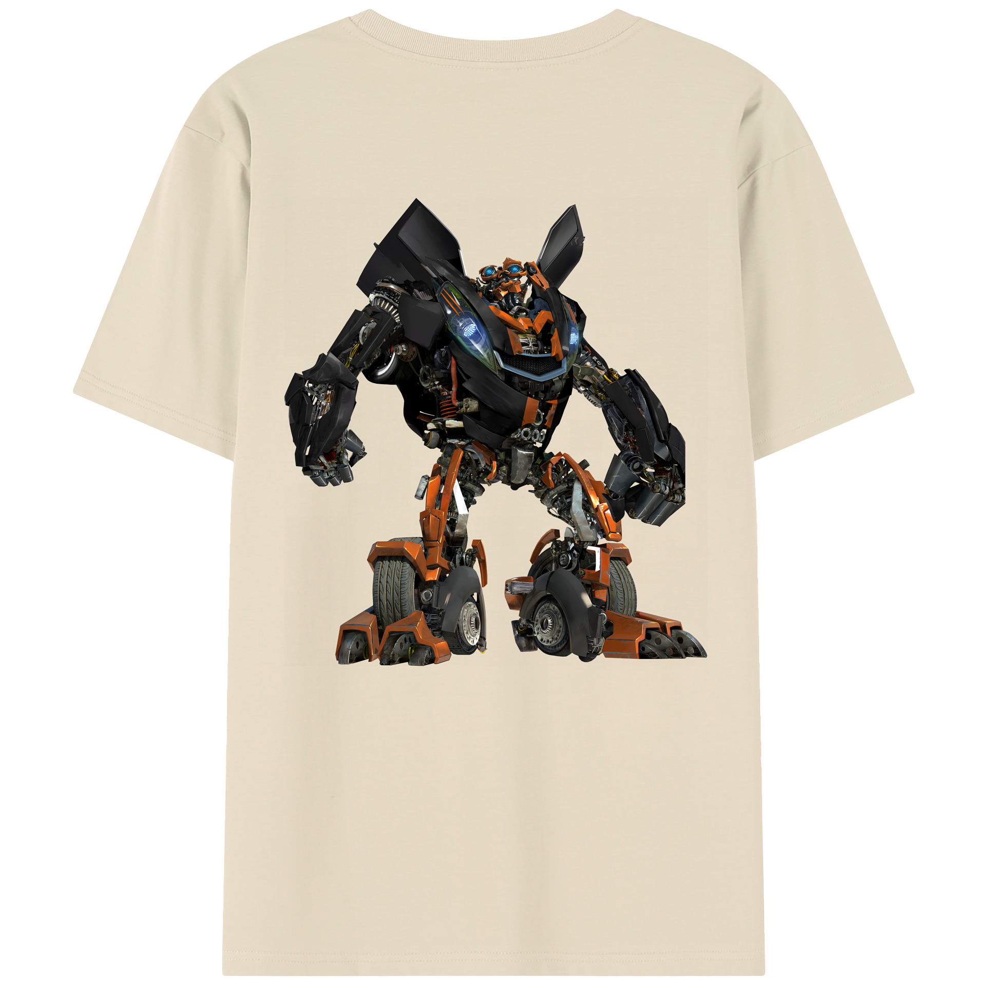 （画像用） Transformers トランスフォーマー 綿100％半袖Tシャツ（背面プリント）