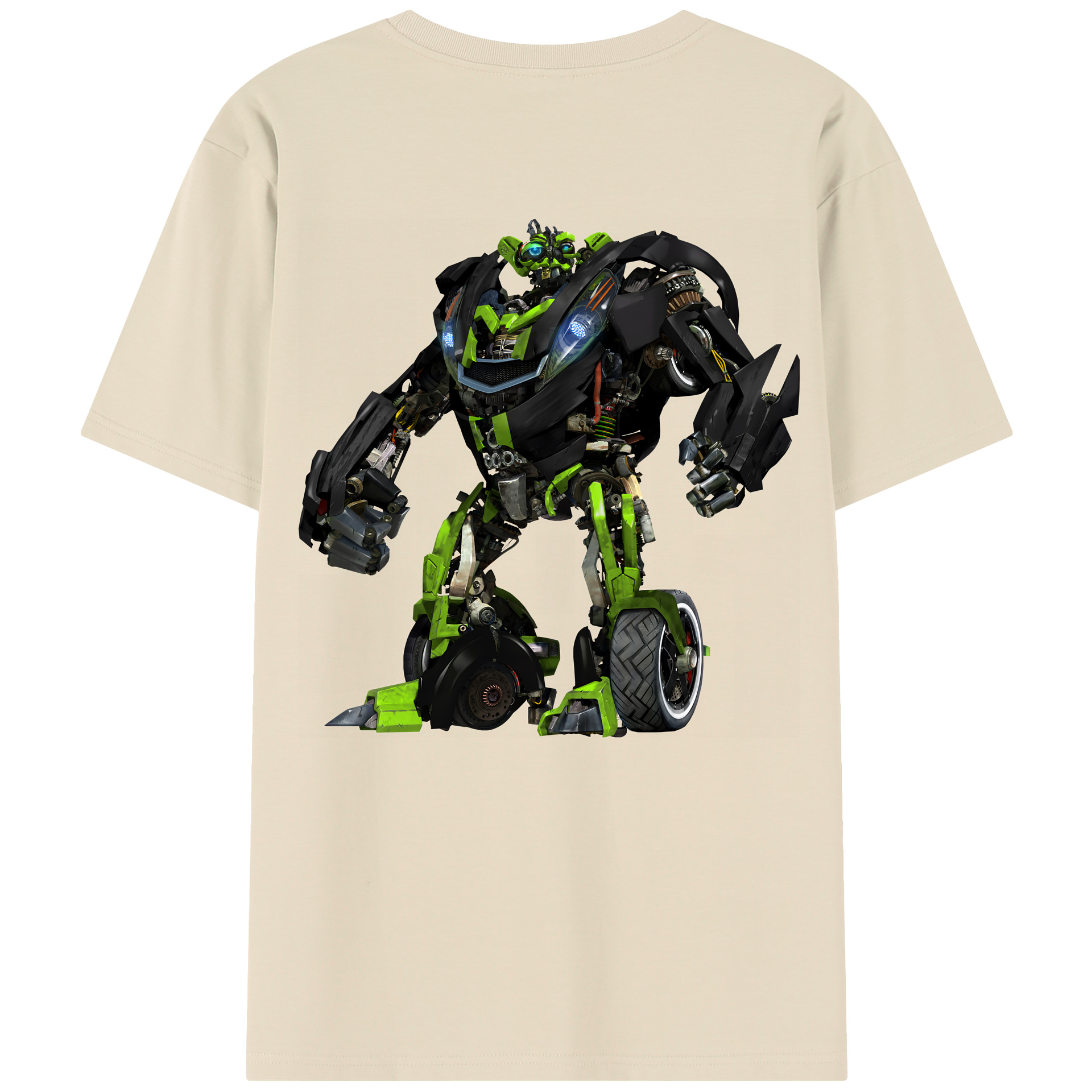 （画像用） Transformers トランスフォーマー 綿100％半袖Tシャツ（背面プリント）
