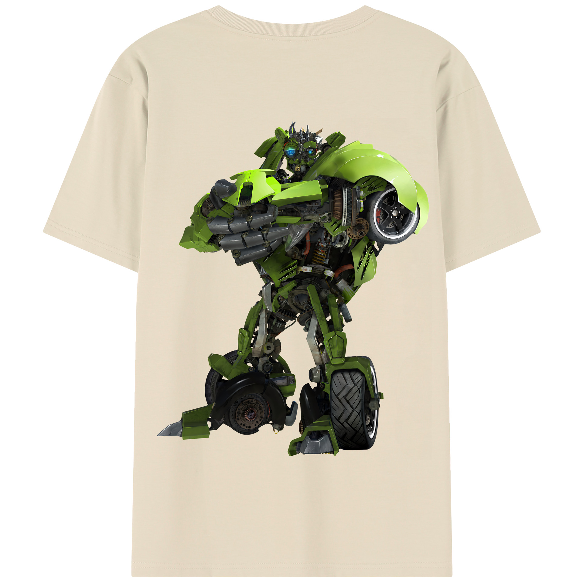 （画像用） Transformers トランスフォーマー 綿100％半袖Tシャツ（背面プリント）