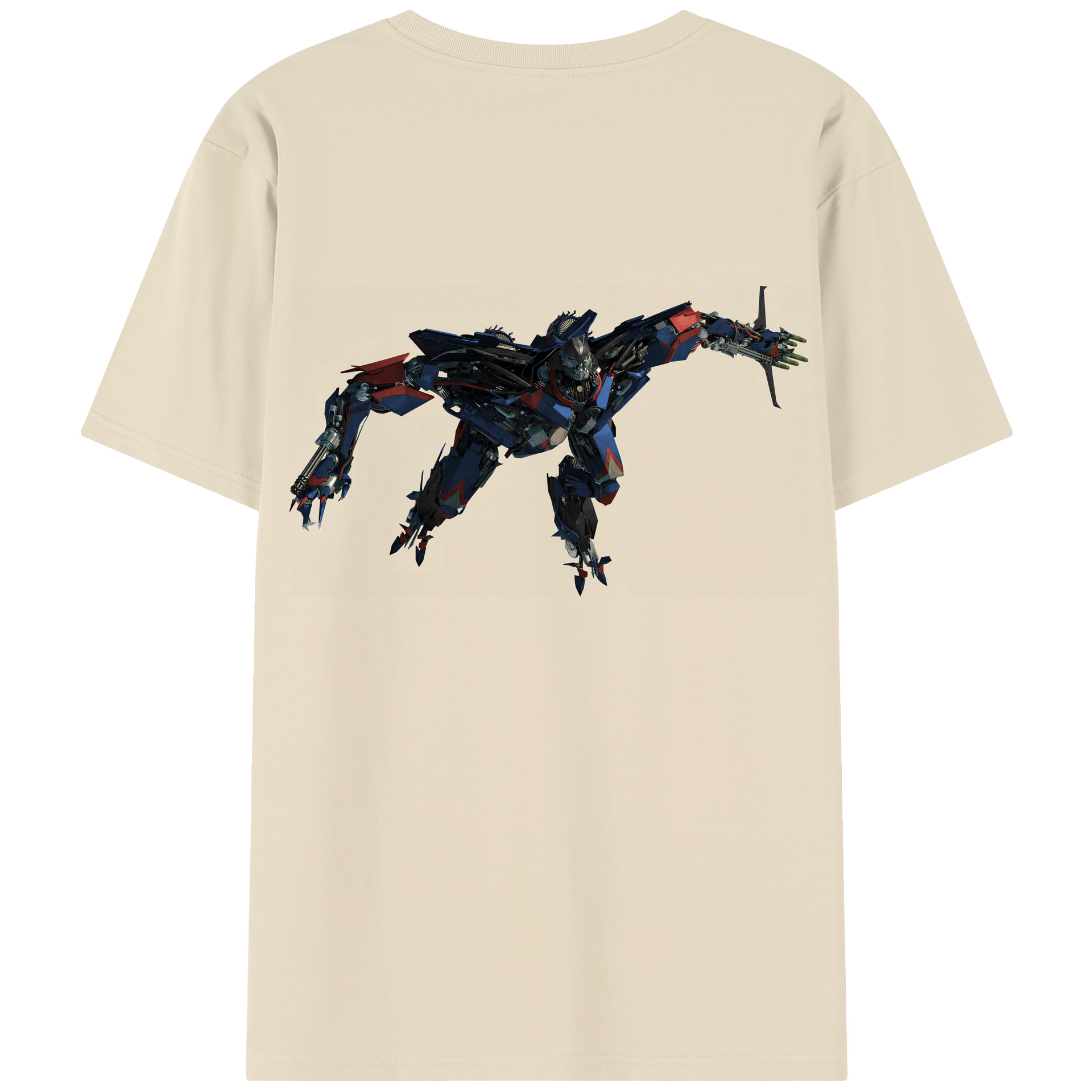 （画像用） Transformers トランスフォーマー 綿100％半袖Tシャツ（背面プリント）