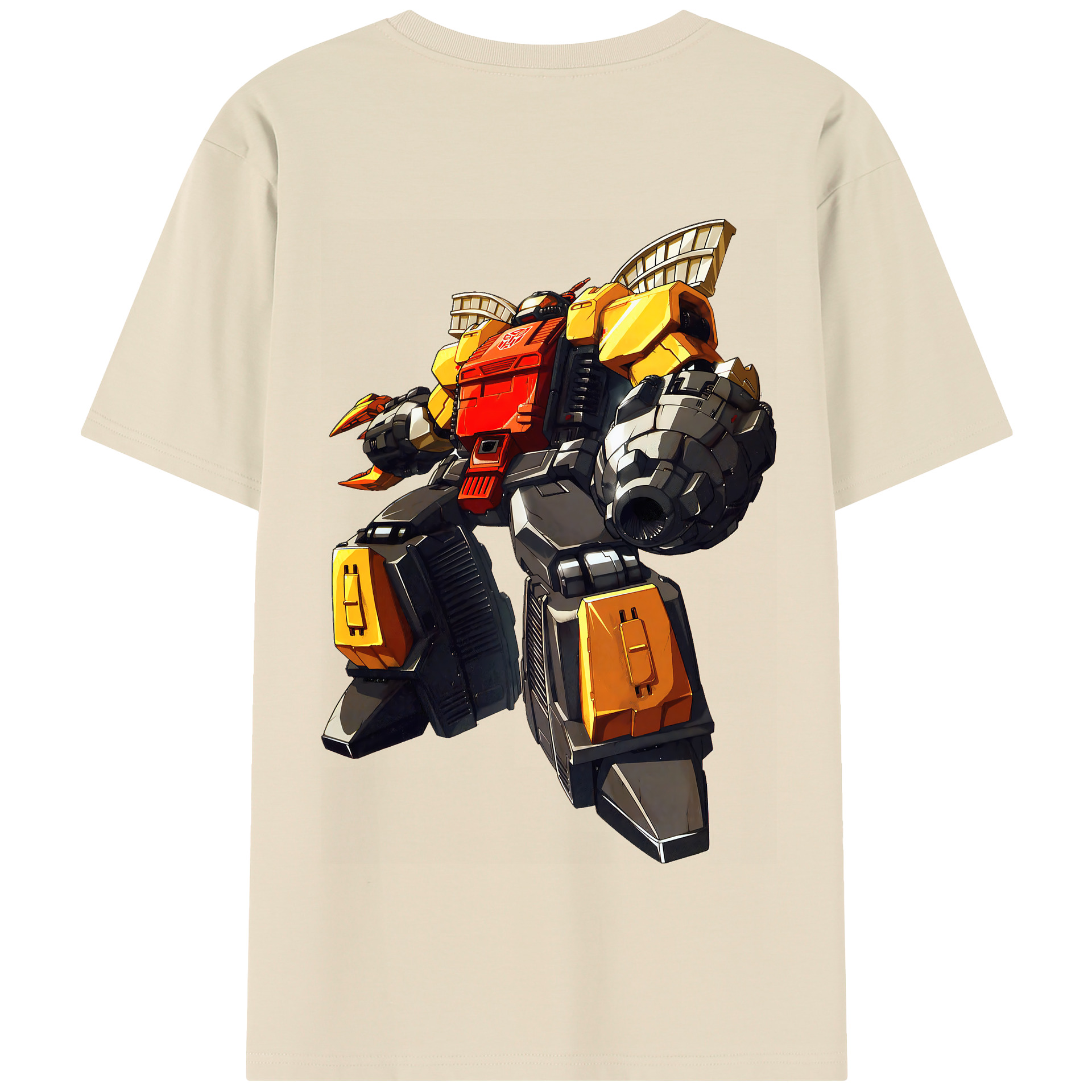 （画像用） Transformers トランスフォーマー 綿100％半袖Tシャツ（背面プリント）