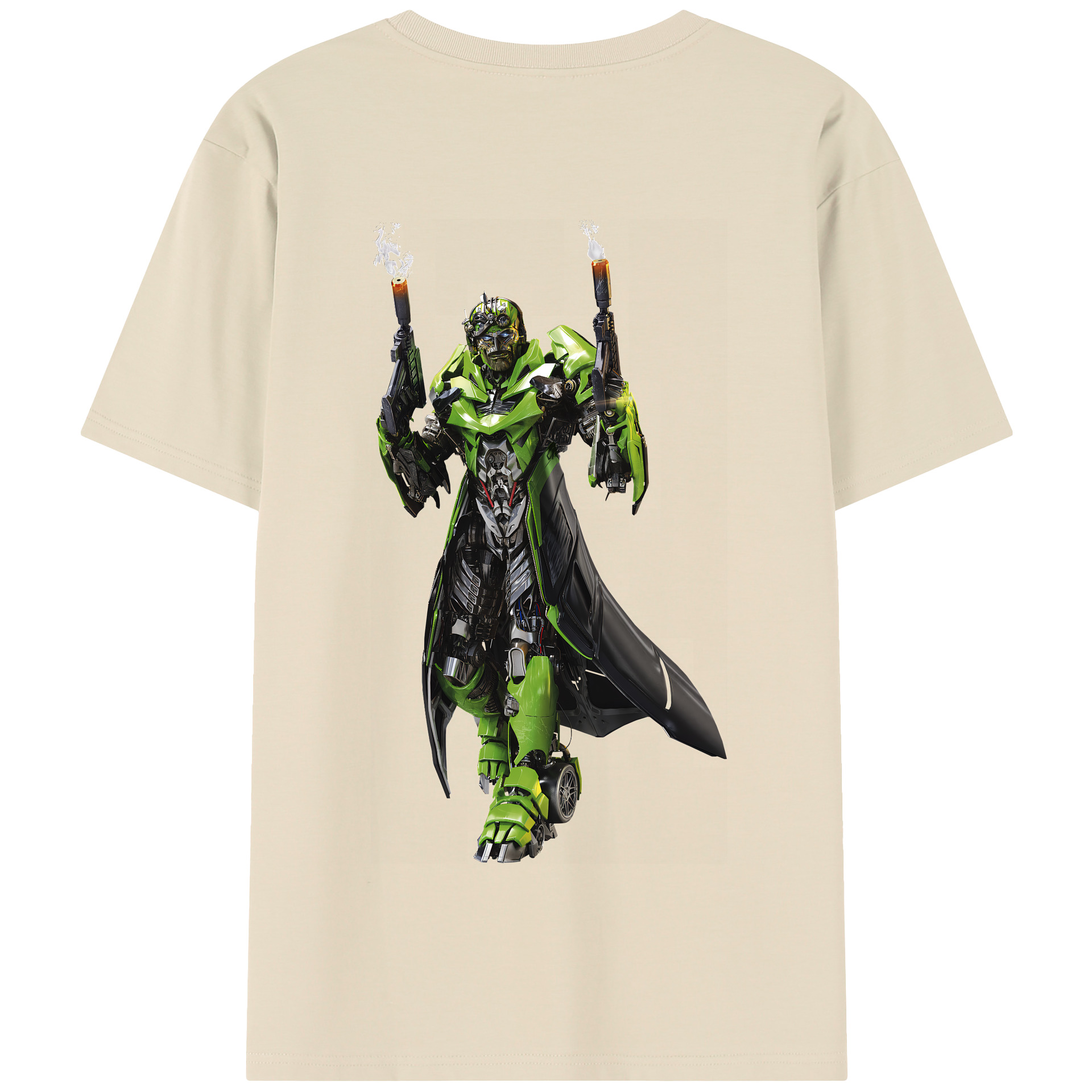 （画像用） Transformers トランスフォーマー 綿100％半袖Tシャツ（背面プリント）