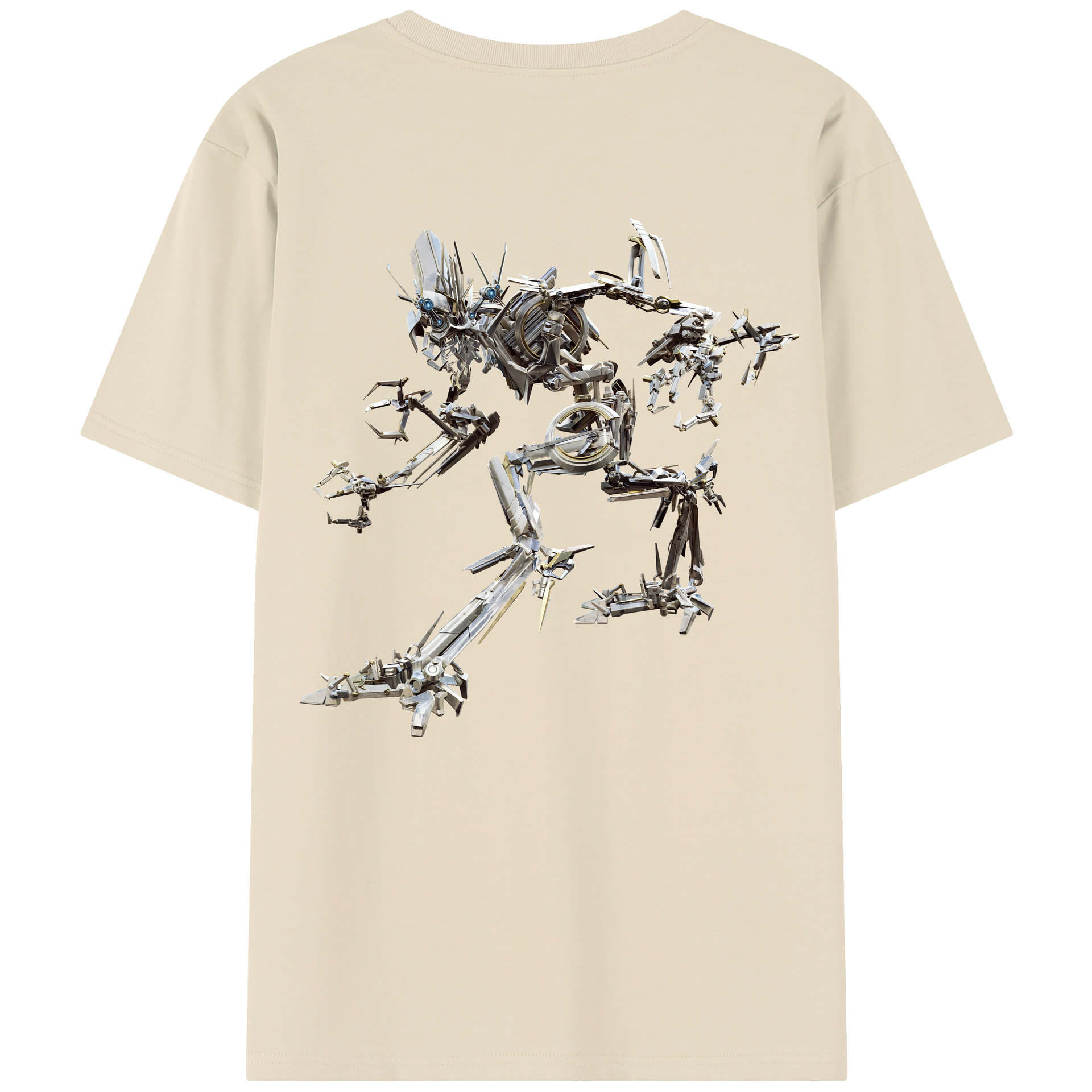 （画像用） Transformers トランスフォーマー 綿100％半袖Tシャツ（背面プリント）