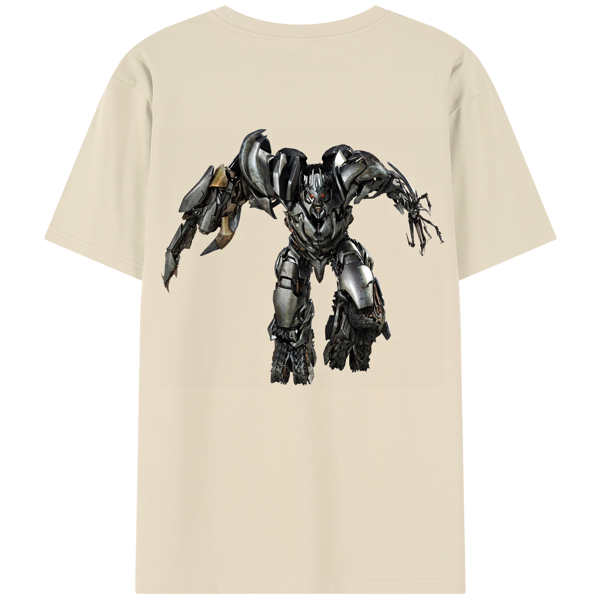 （画像用） Transformers トランスフォーマー 綿100％半袖Tシャツ（背面プリント）
