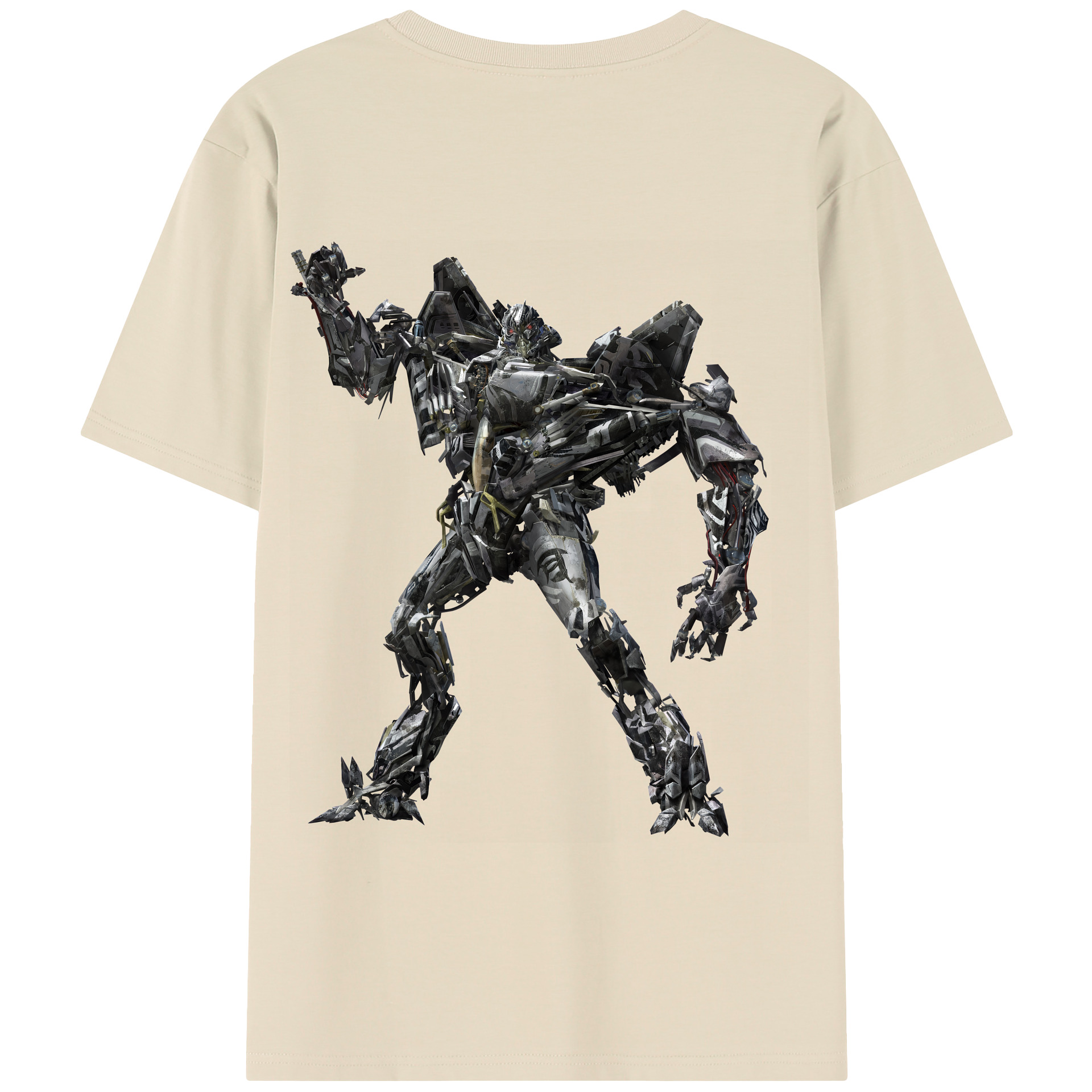 （画像用） Transformers トランスフォーマー 綿100％半袖Tシャツ（背面プリント）