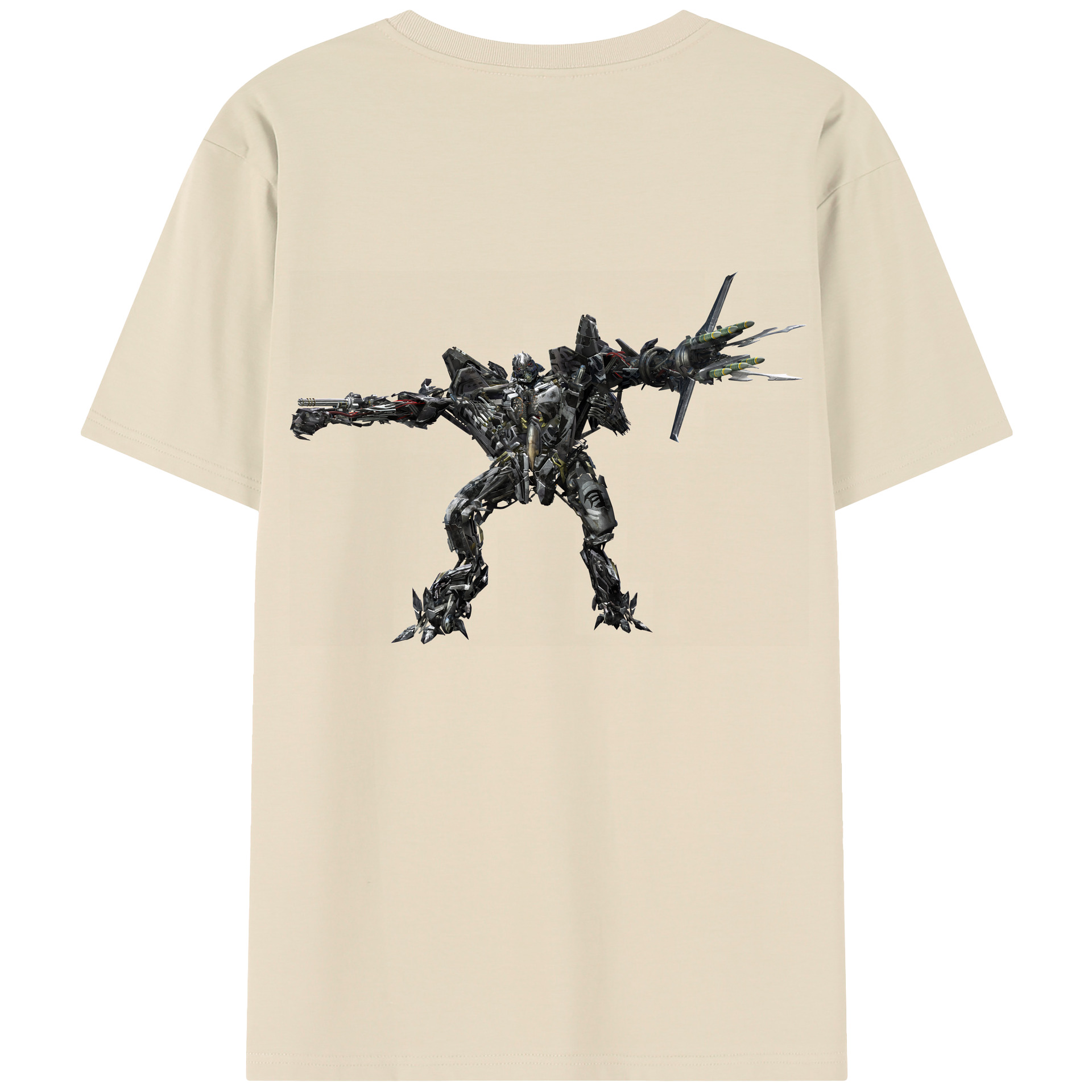 （画像用） Transformers トランスフォーマー 綿100％半袖Tシャツ（背面プリント）