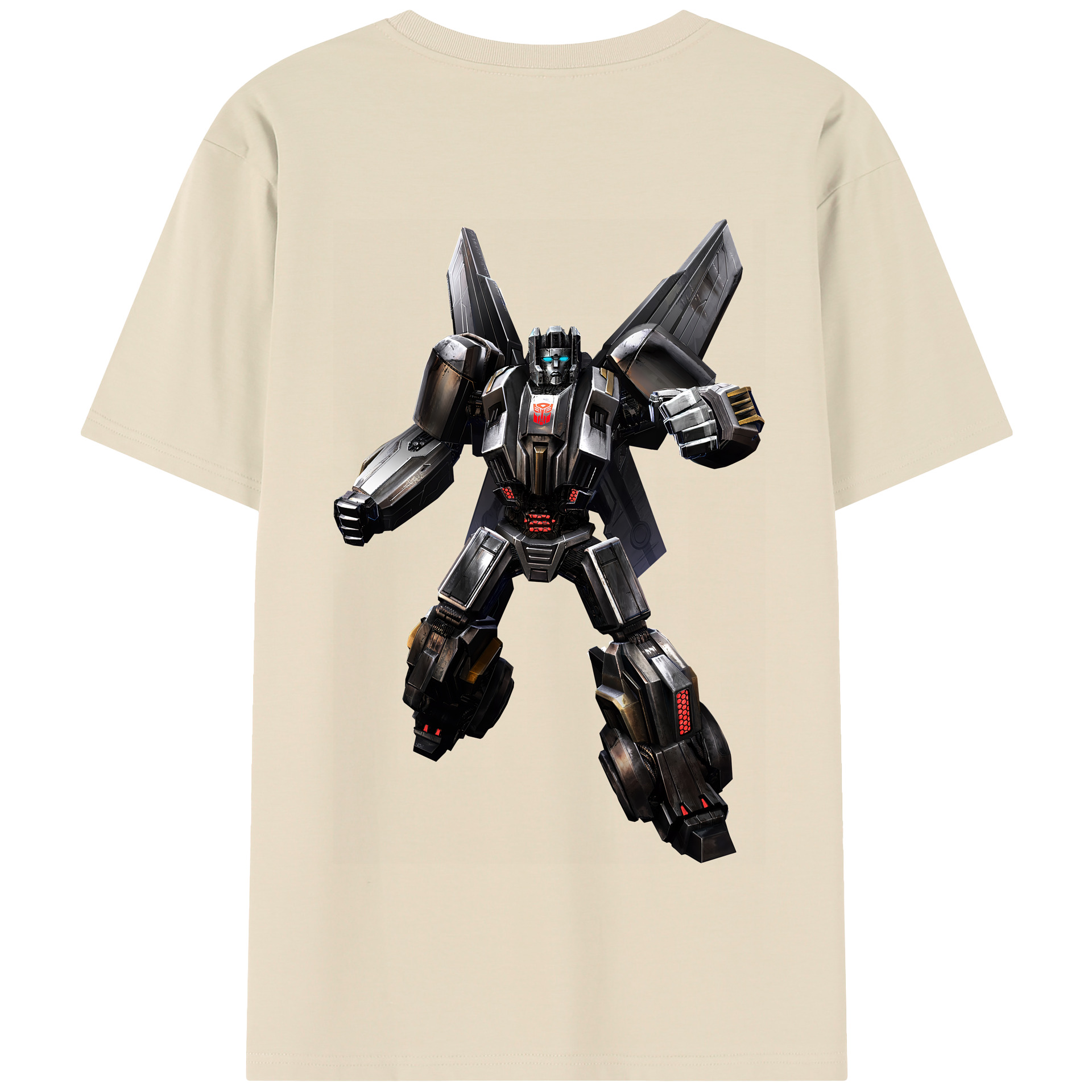 （画像用） Transformers トランスフォーマー 綿100％半袖Tシャツ（背面プリント）