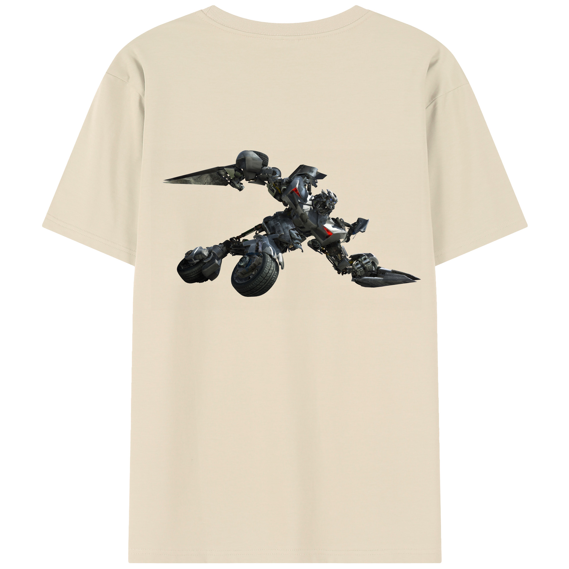 （画像用） Transformers トランスフォーマー 綿100％半袖Tシャツ（背面プリント）