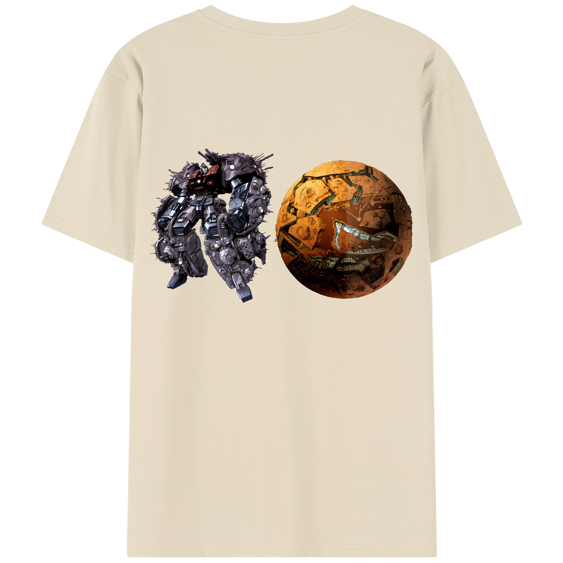 （画像用） Transformers トランスフォーマー 綿100％半袖Tシャツ（背面プリント）