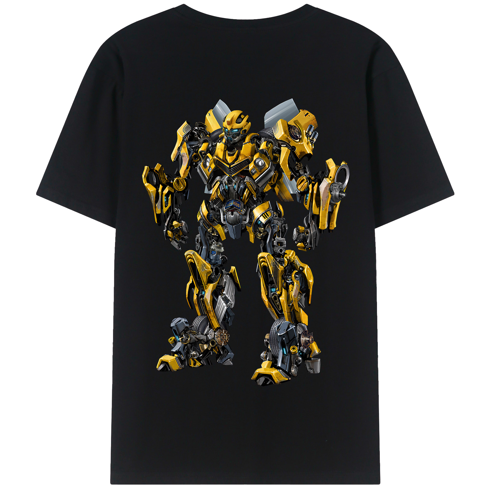 （画像用） Transformers トランスフォーマー 綿100％半袖Tシャツ（背面プリント）